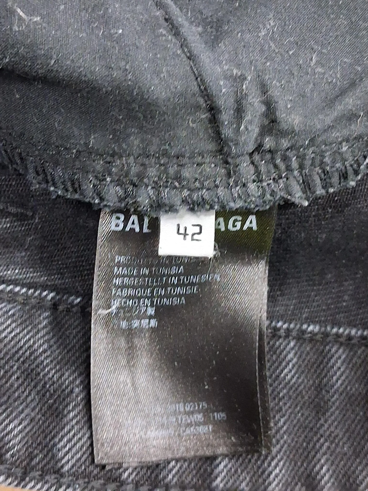Women's Balenciaga Mini Skirt in Black Denim - Image 9