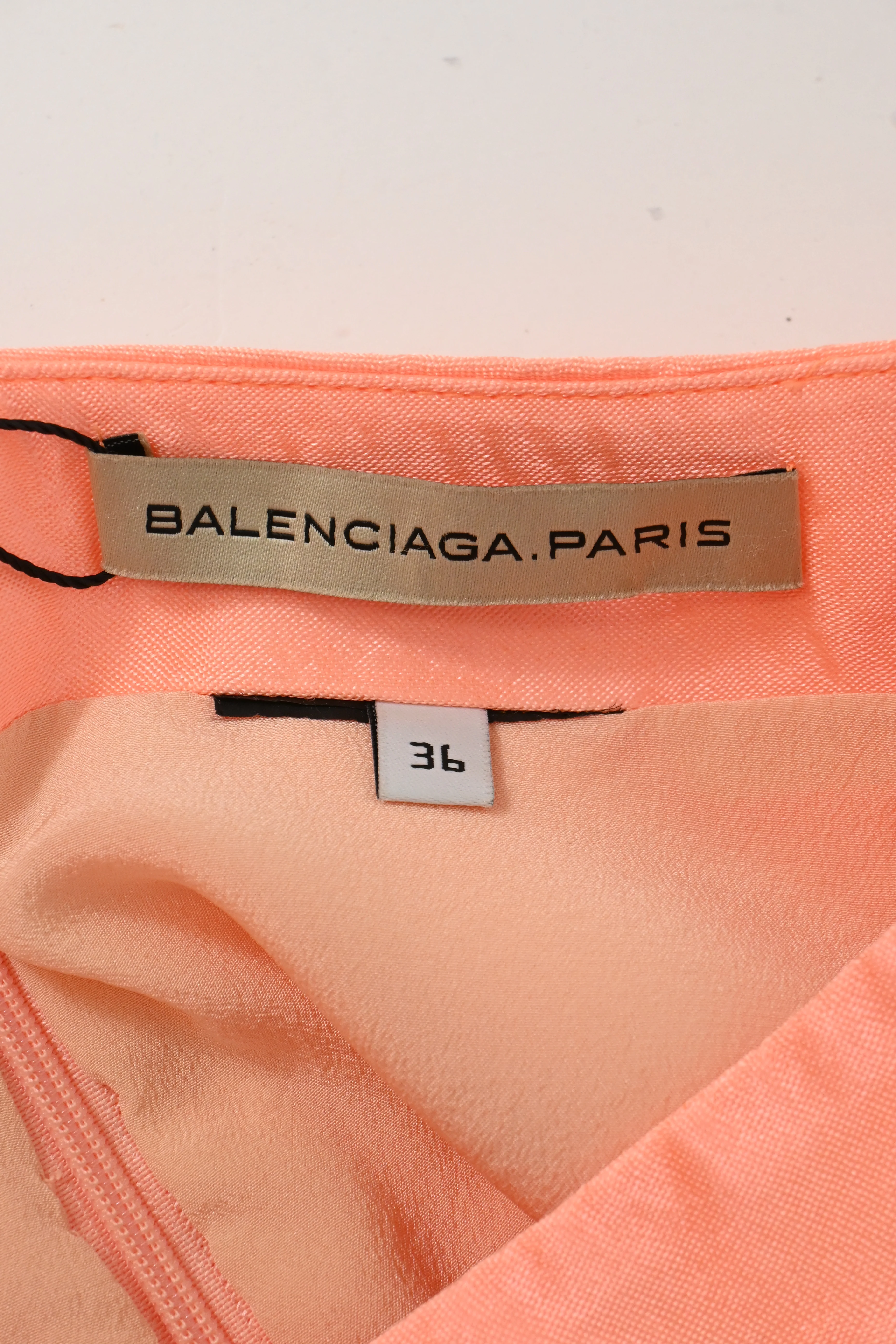 Women's Balenciaga Mini Skirt in Orange Acetate - Image 8