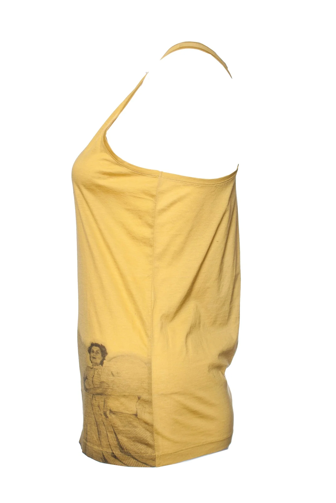 Women's Balenciaga Ocher yellow tank top - Image 2