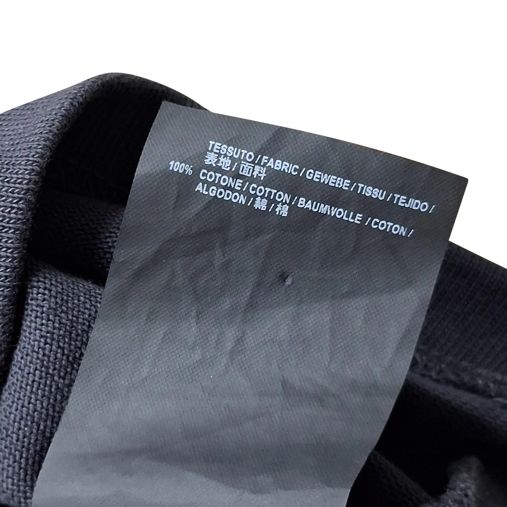 Women's Balenciaga Paneled Drapes T-Shirt in Black Cotton - Image 5