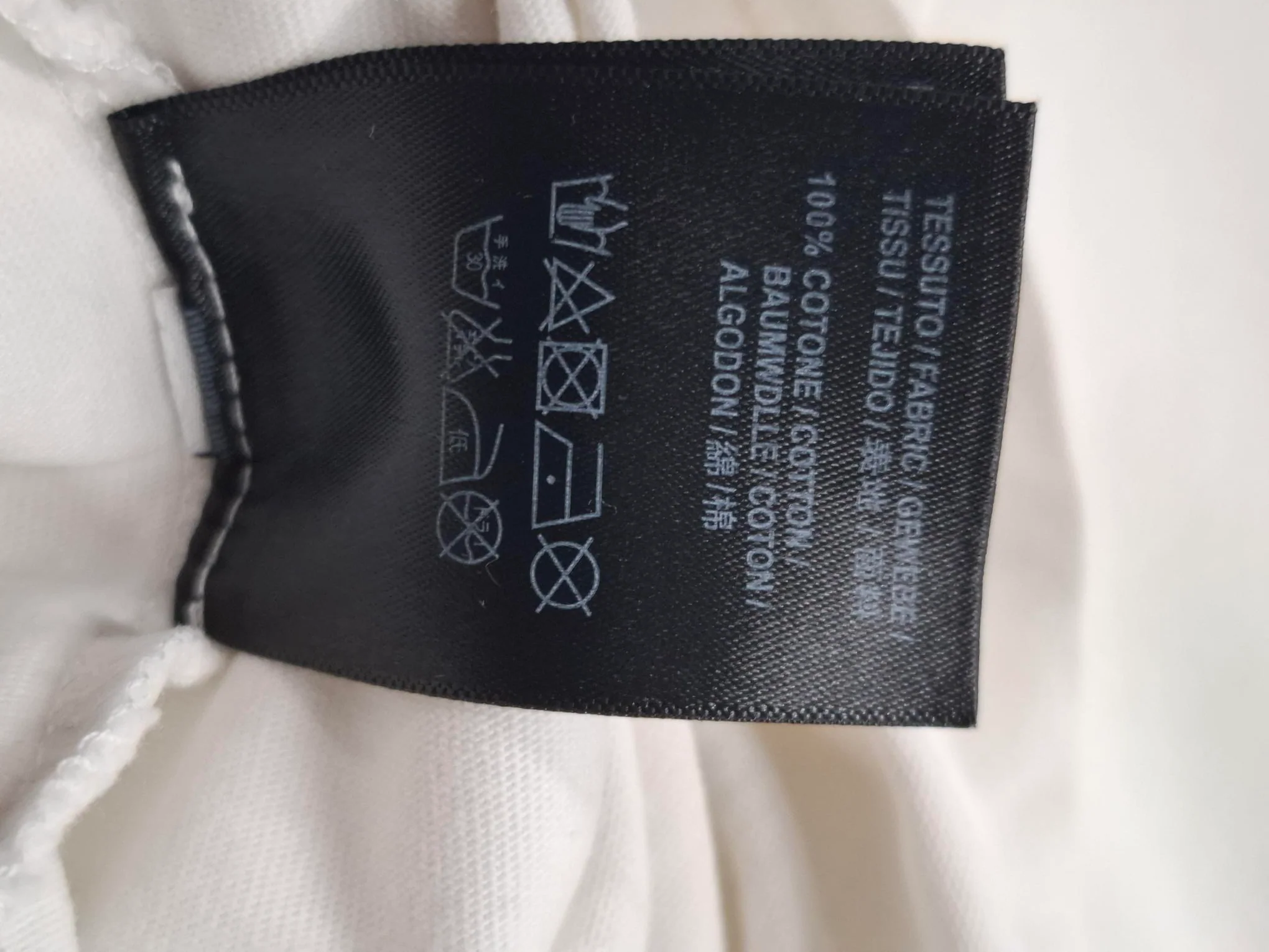 Women's Balenciaga Political Campaign Logo Print T-Shirt in White Cotton - Image 10