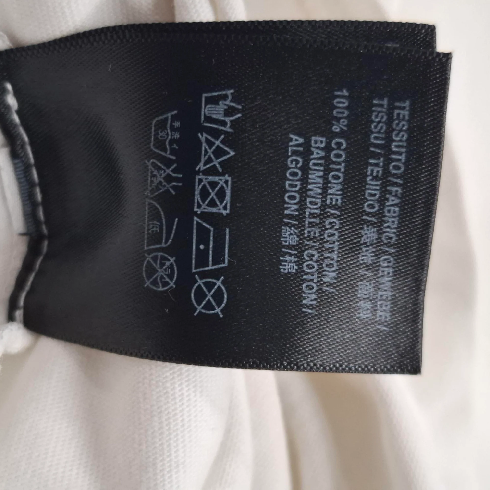 Women's Balenciaga Political Campaign Logo Print T-Shirt in White Cotton - Image 4