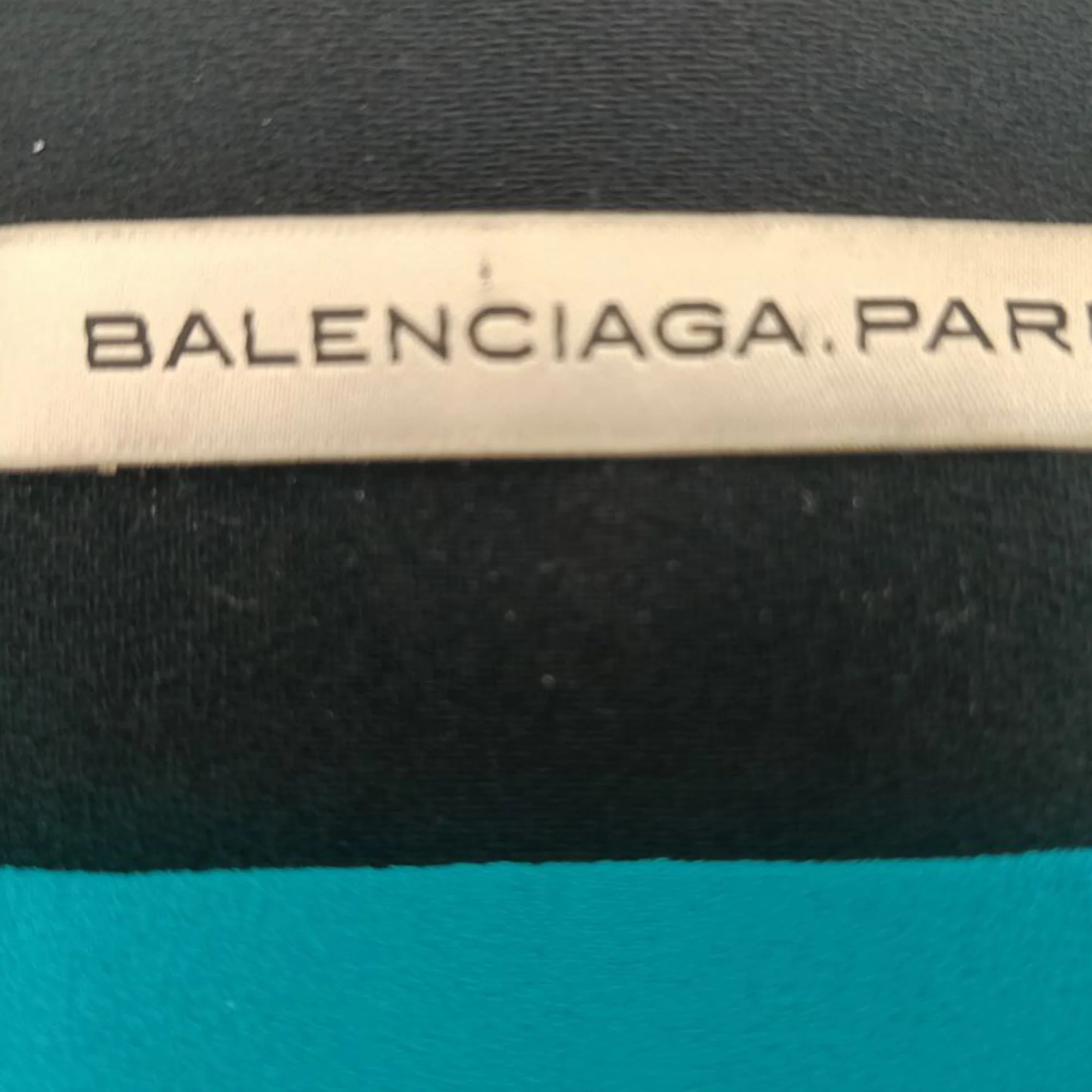 Women's Balenciaga Slit Detail Mini Skirt in Black Viscose - Image 4