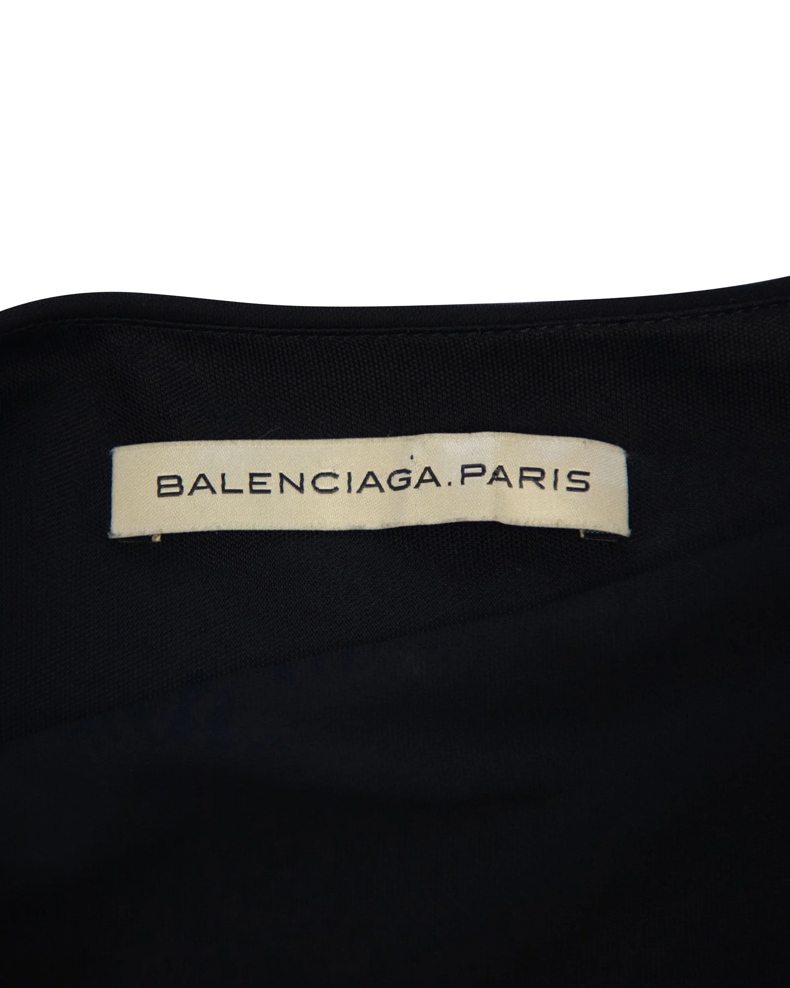Women's Balenciaga Vintage Knit Dress in Navy Blue Rayon - Image 8
