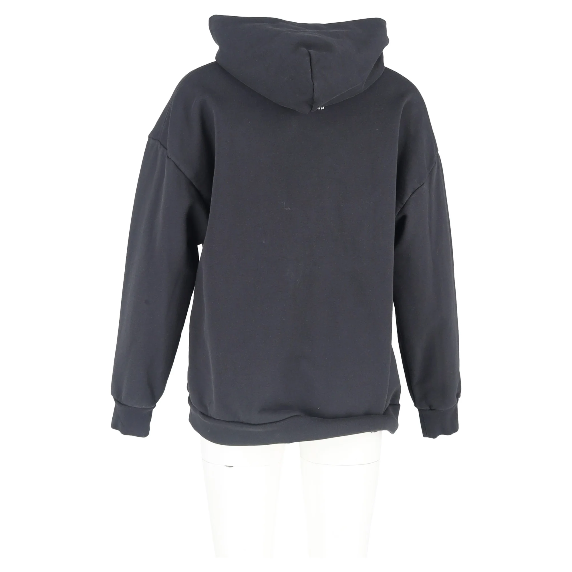 Women's Balenciaga x Under Armour Zip-up Hoodie in Black Cotton - Image 10