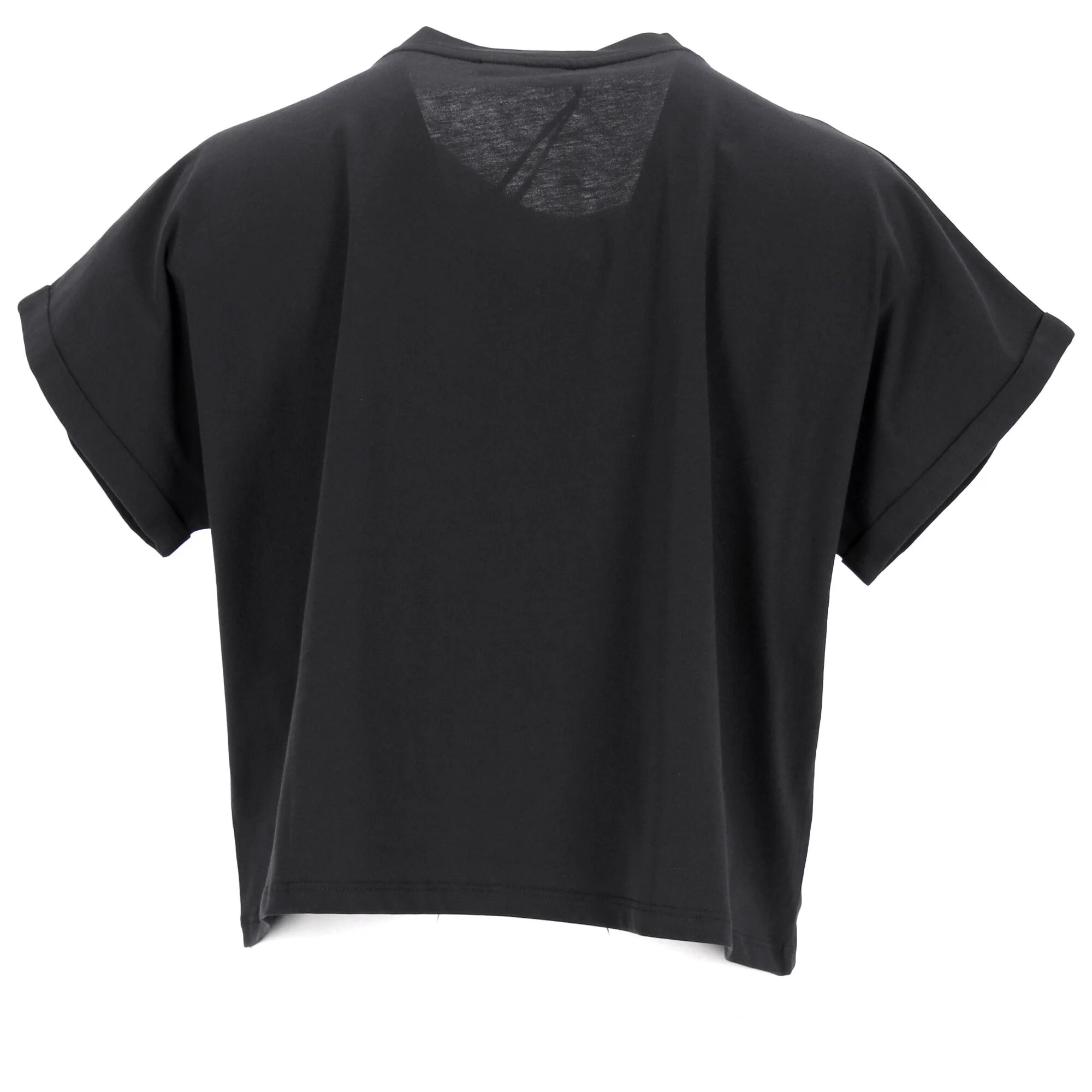 Women's Balmain Crop Top in Black - Image 3