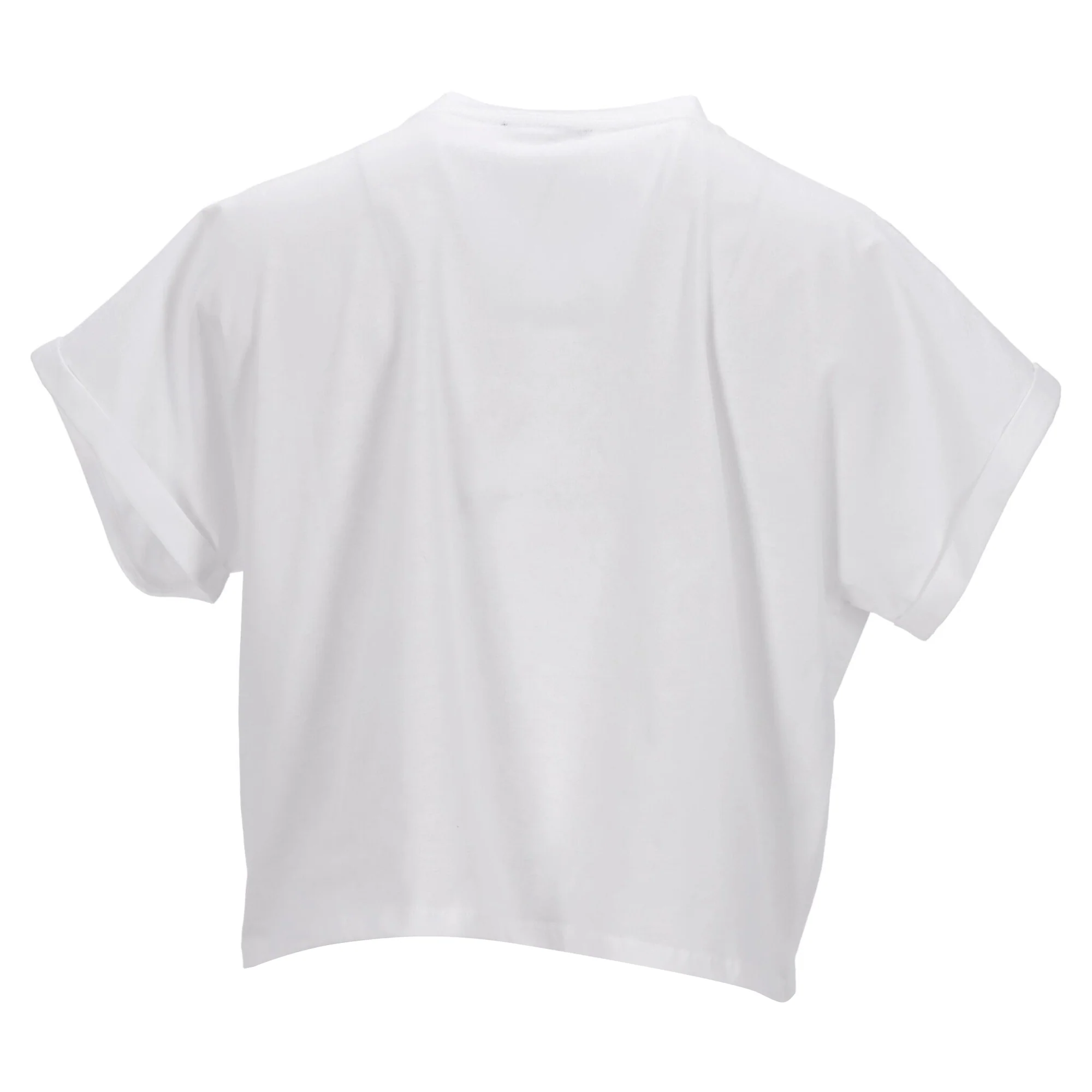 Women's Balmain Crop Top in White - Image 3