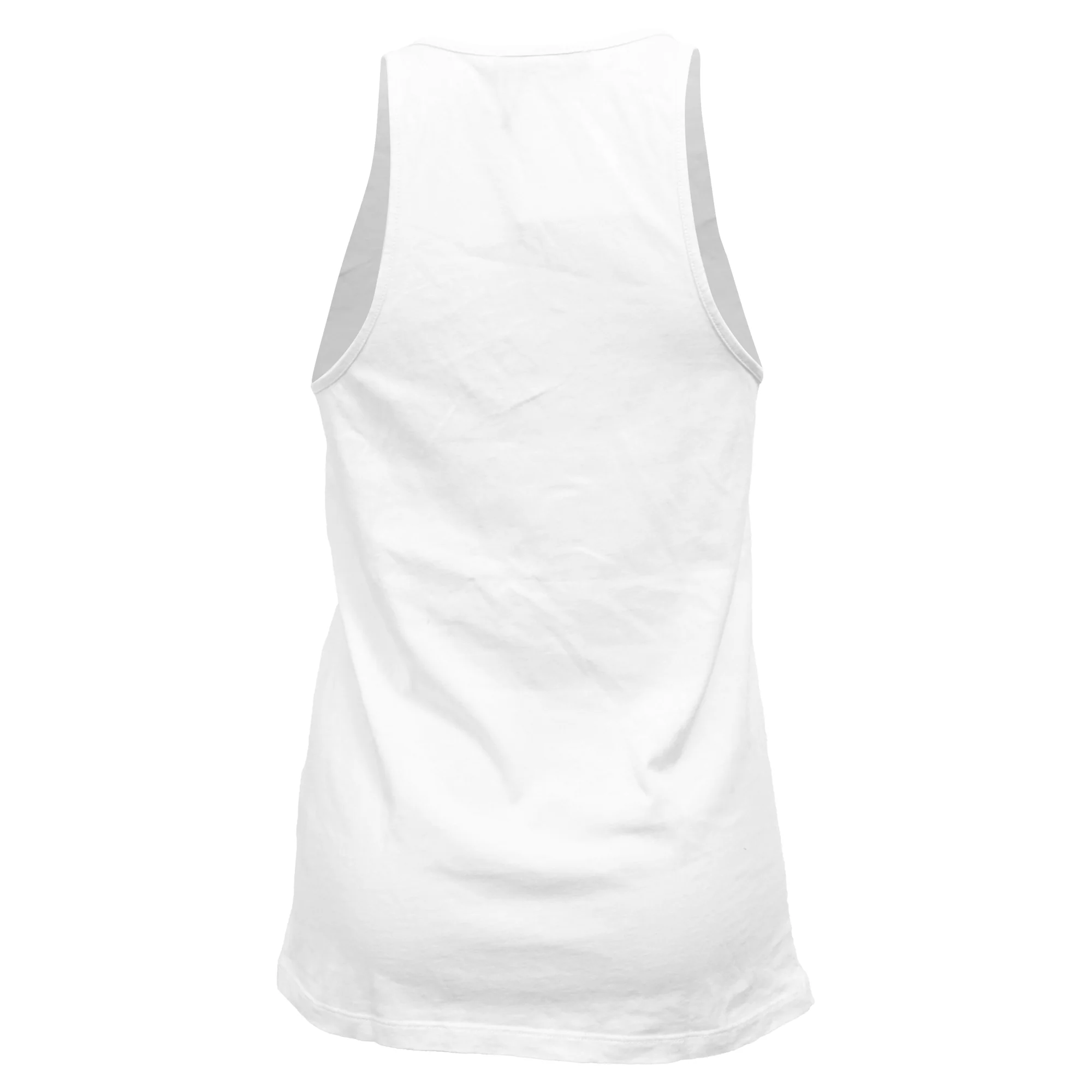 Women's Balmain Logo Printed Tank Top in White Cotton - Image 3
