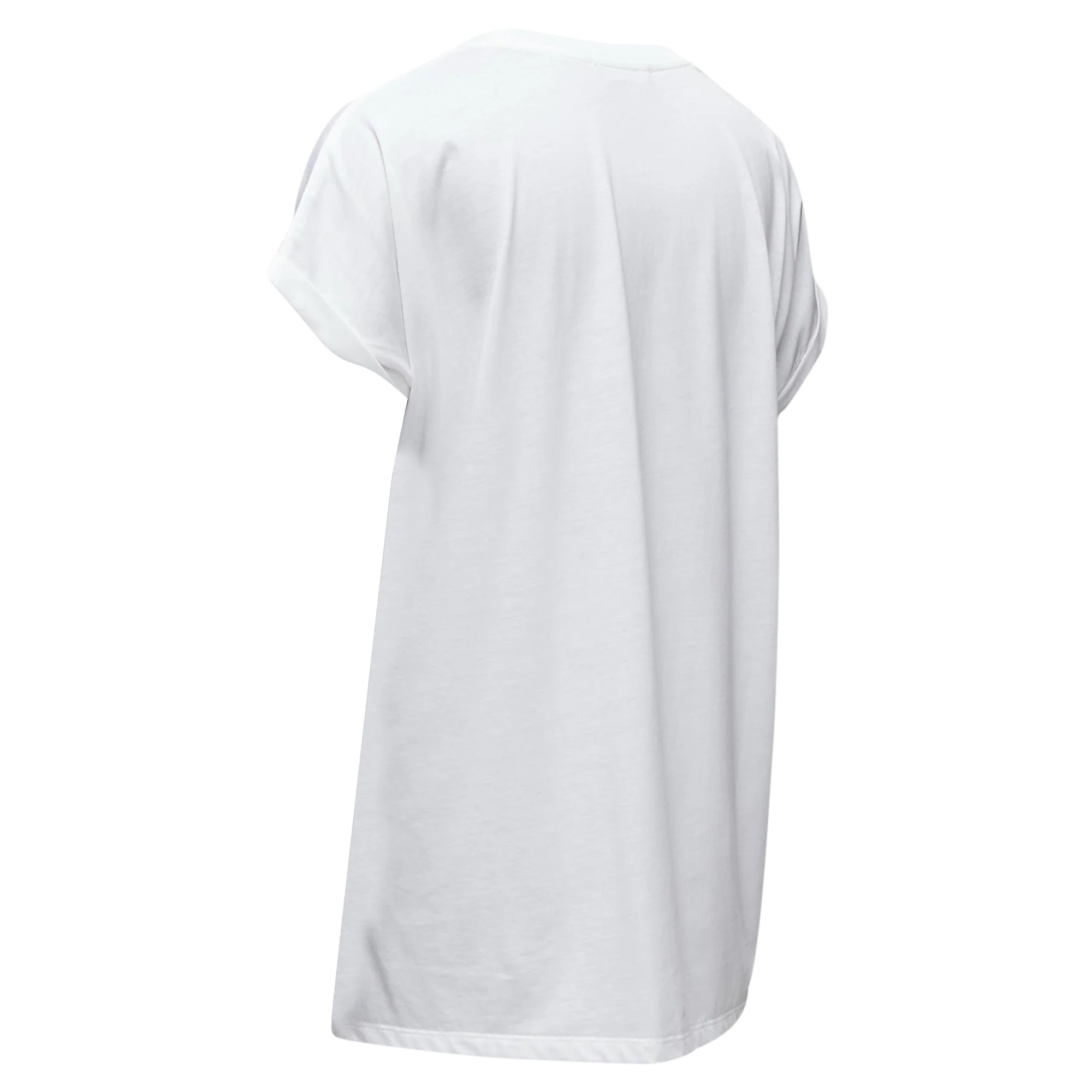 Women's BALMAIN signature logo print cuffed sleeves cotton tshirt - Image 6
