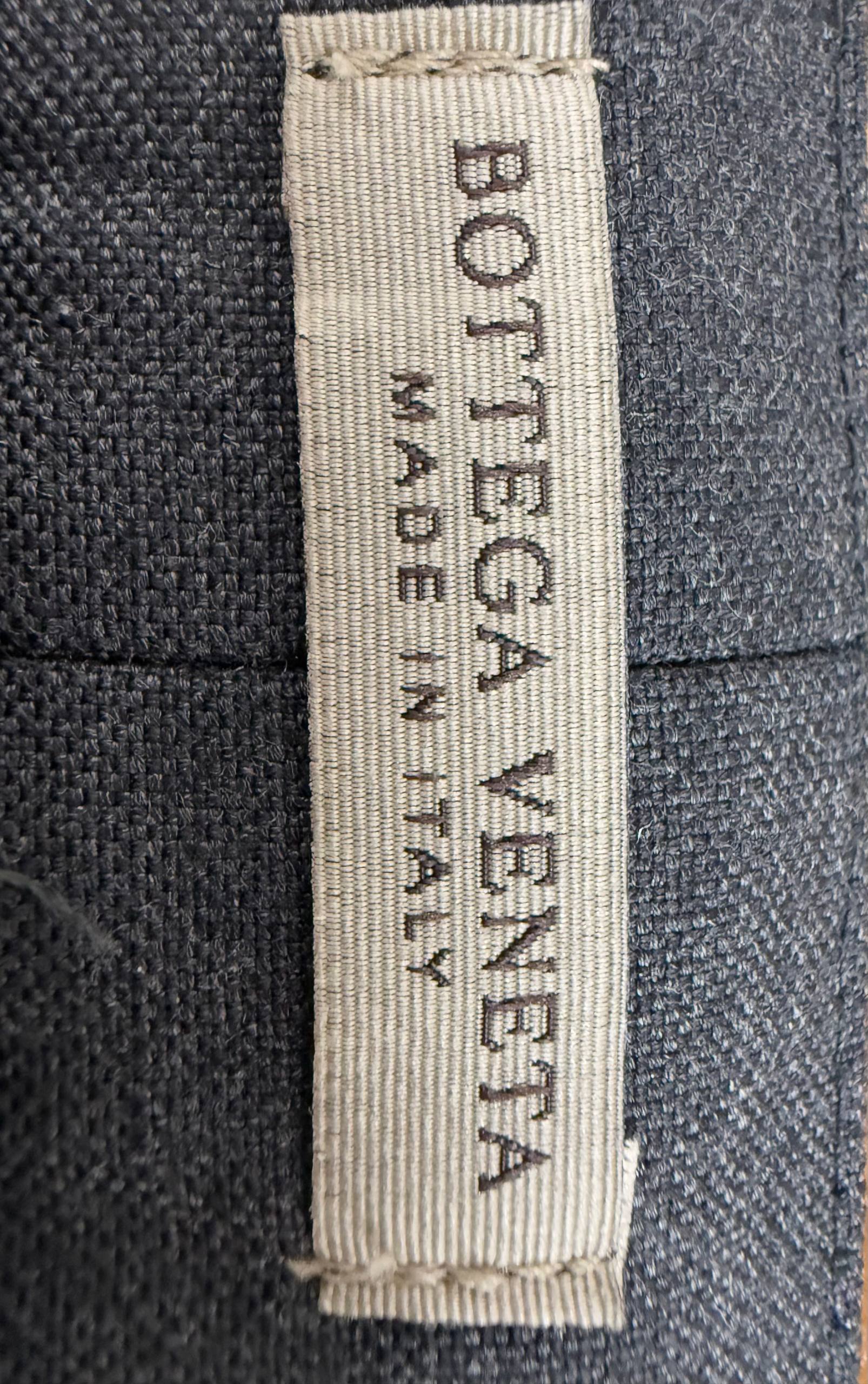 Men's Bottega Veneta Belted Trousers in Grey Wool - Image 6