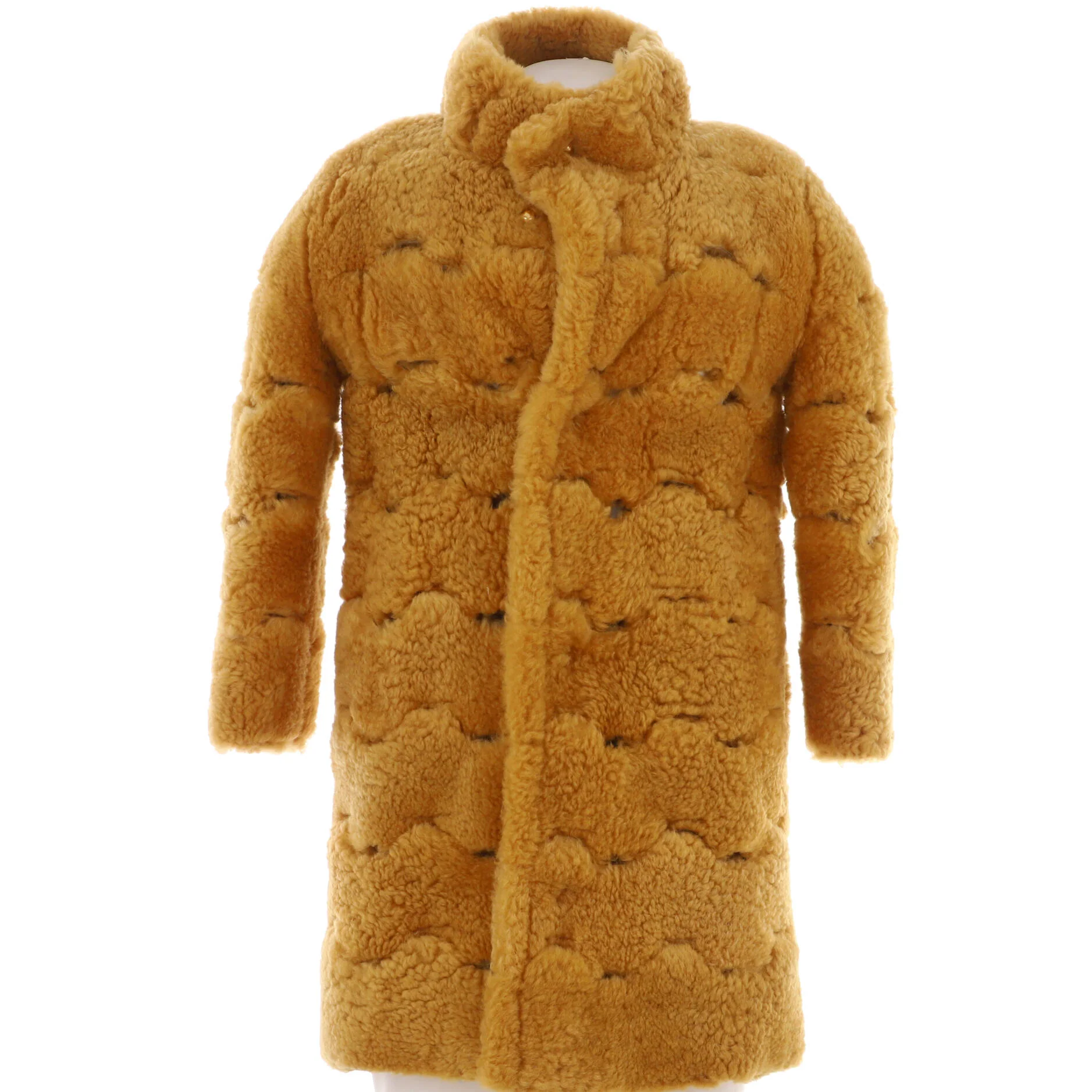 Teddy Bear Long Coat Shearling