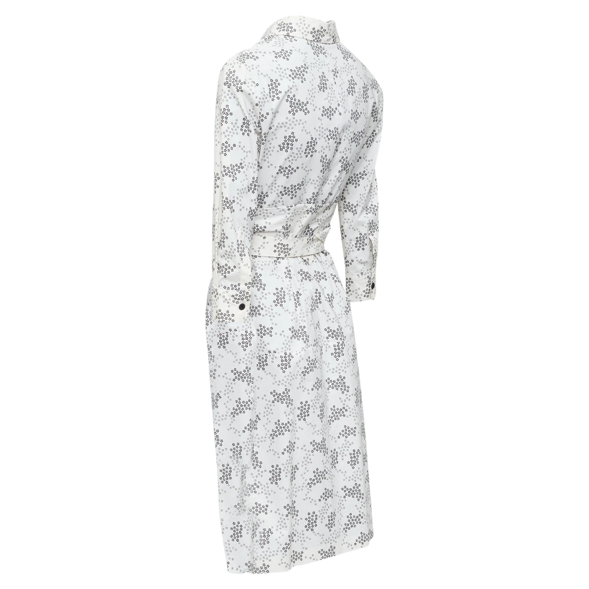 Women's Bottega Veneta cream floral shirt dress - Image 6
