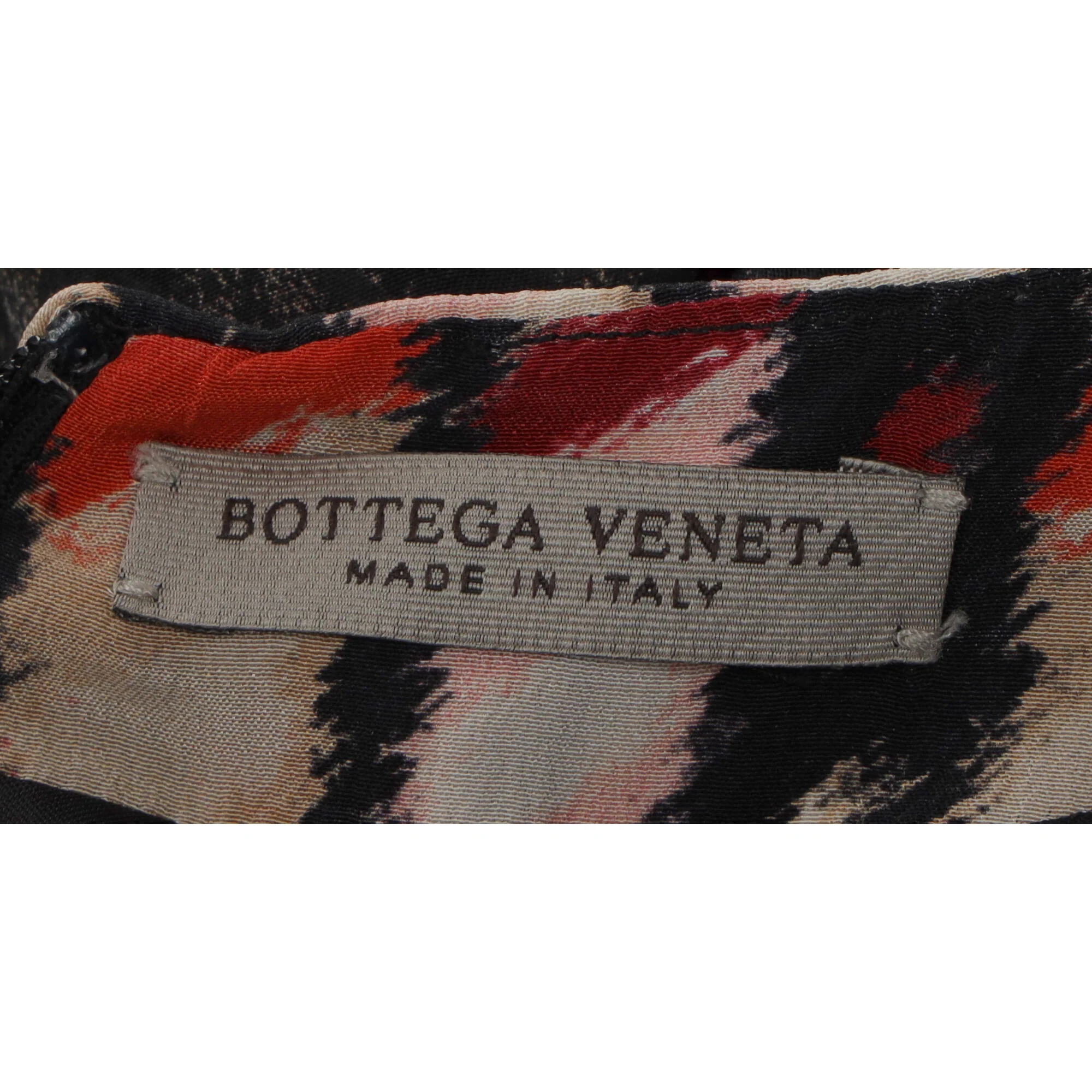 Women's Bottega Veneta Knee-Length Dress in Multicolor Silk - Image 10