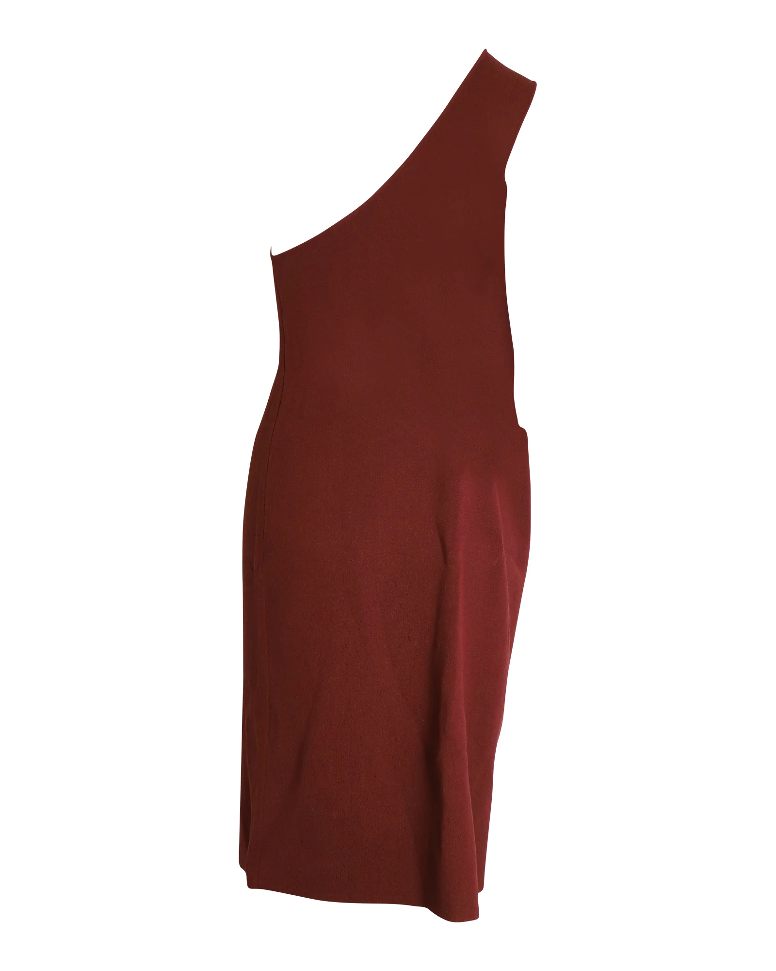 Women's Bottega Veneta One Shoulder Dress in Rust Viscose - Image 2