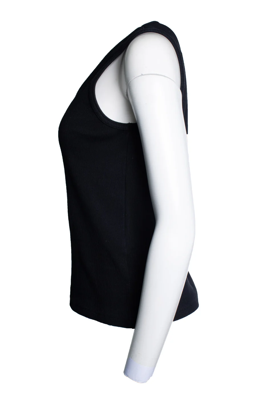 Women's Bottega Veneta, ribbed tank top in black - Image 2