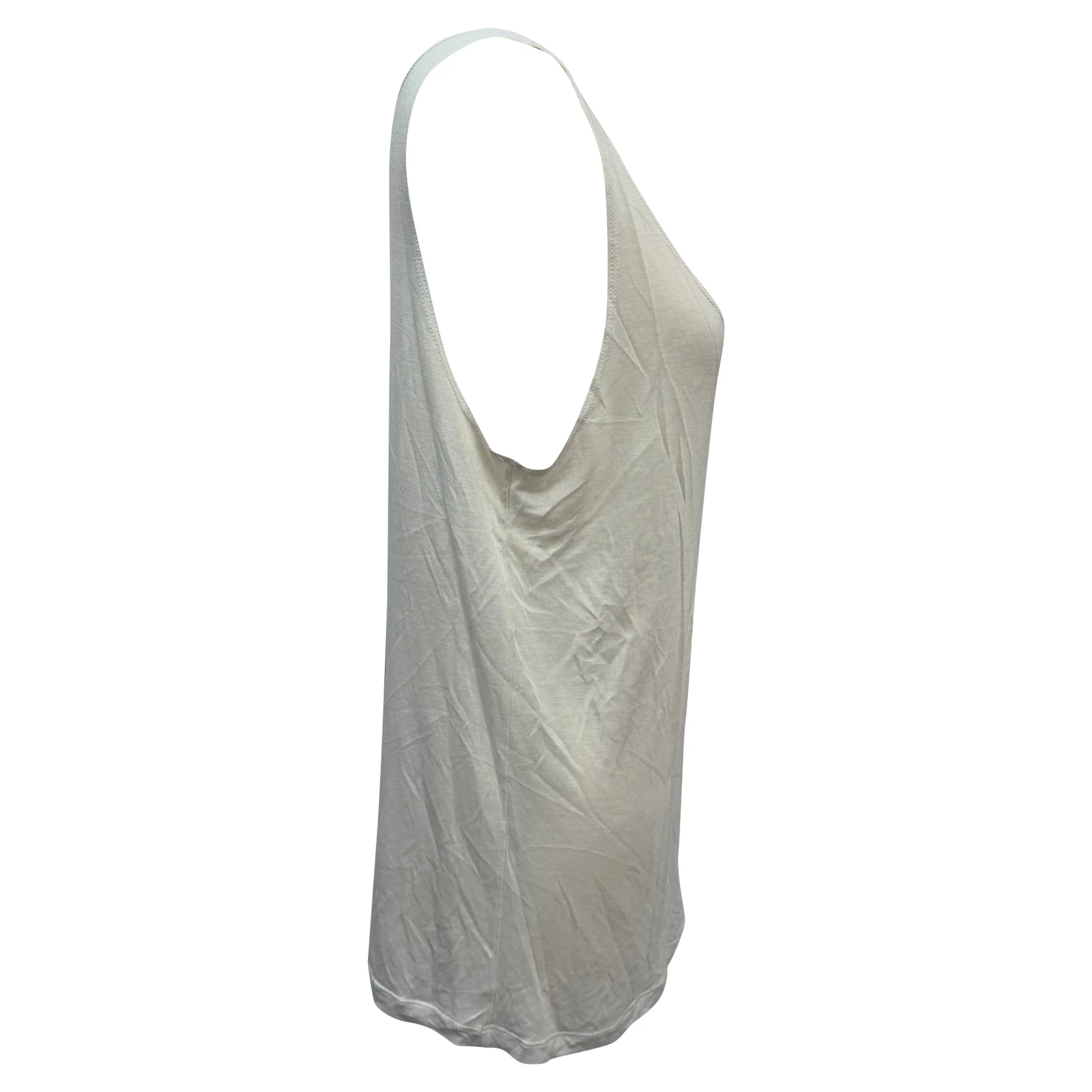 Women's Bottega Veneta Tank Top in White Cotton - Image 3
