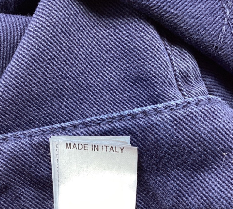 Men's Brunello Cucinelli Low-Rise Skinny Jeans in Navy Blue Cotton - Image 10