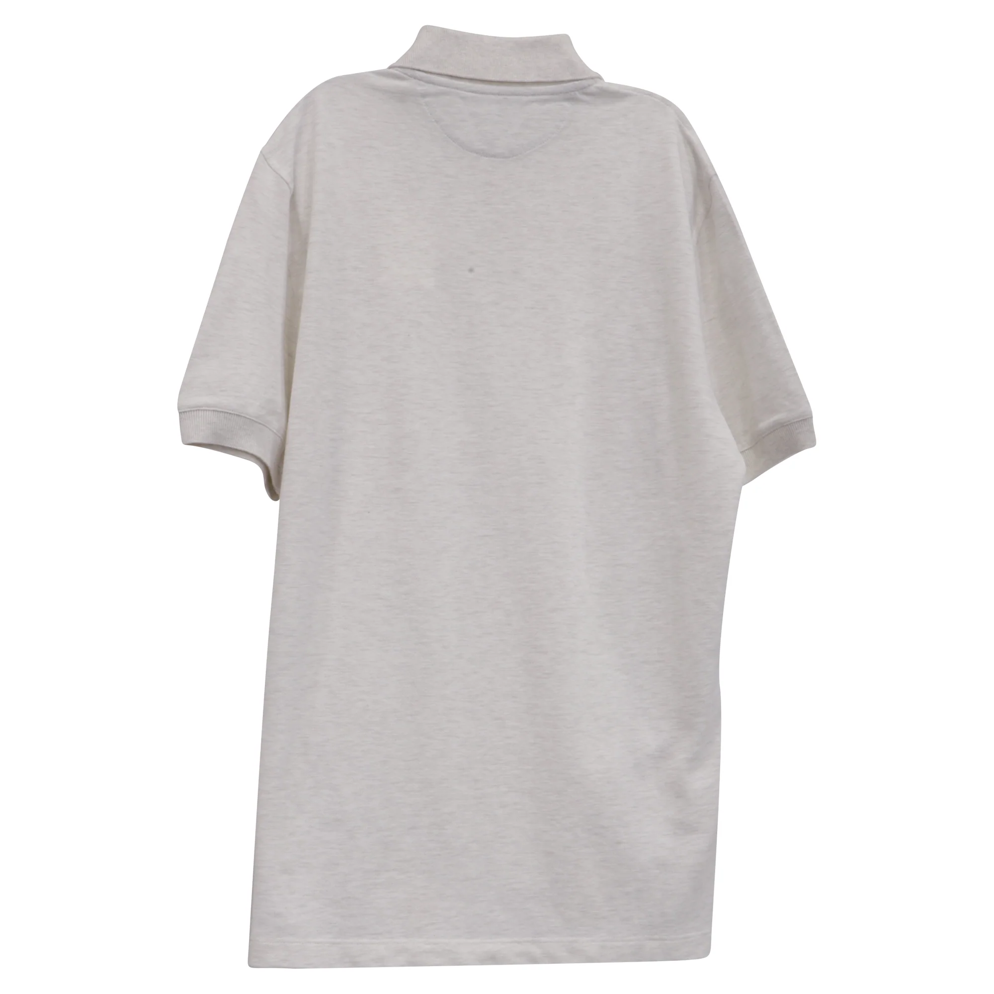 Men's Brunello Cucinelli Short Sleeve Polo Shirt in White Cotton - Image 3
