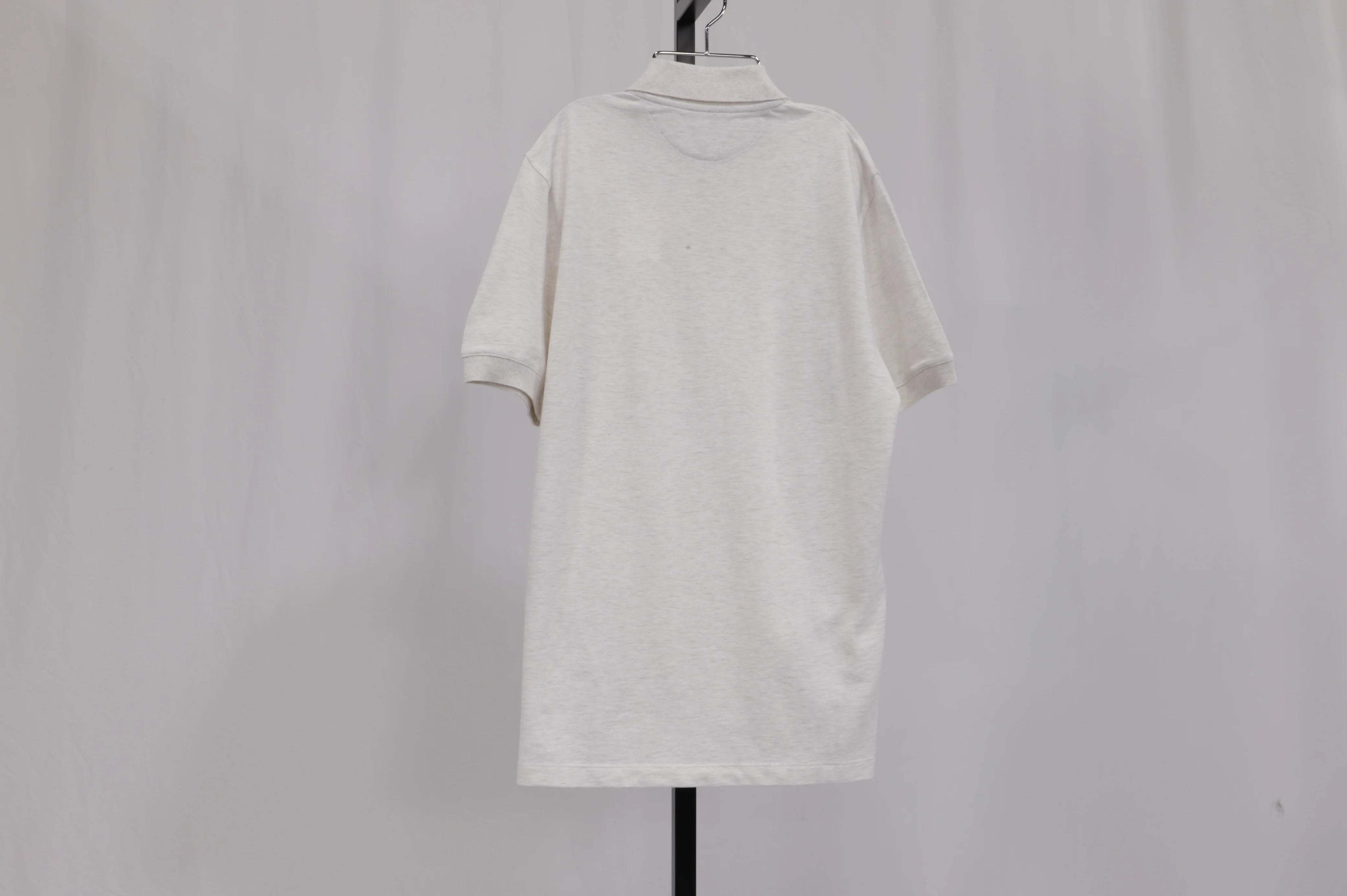 Men's Brunello Cucinelli Short Sleeve Polo Shirt in White Cotton - Image 8