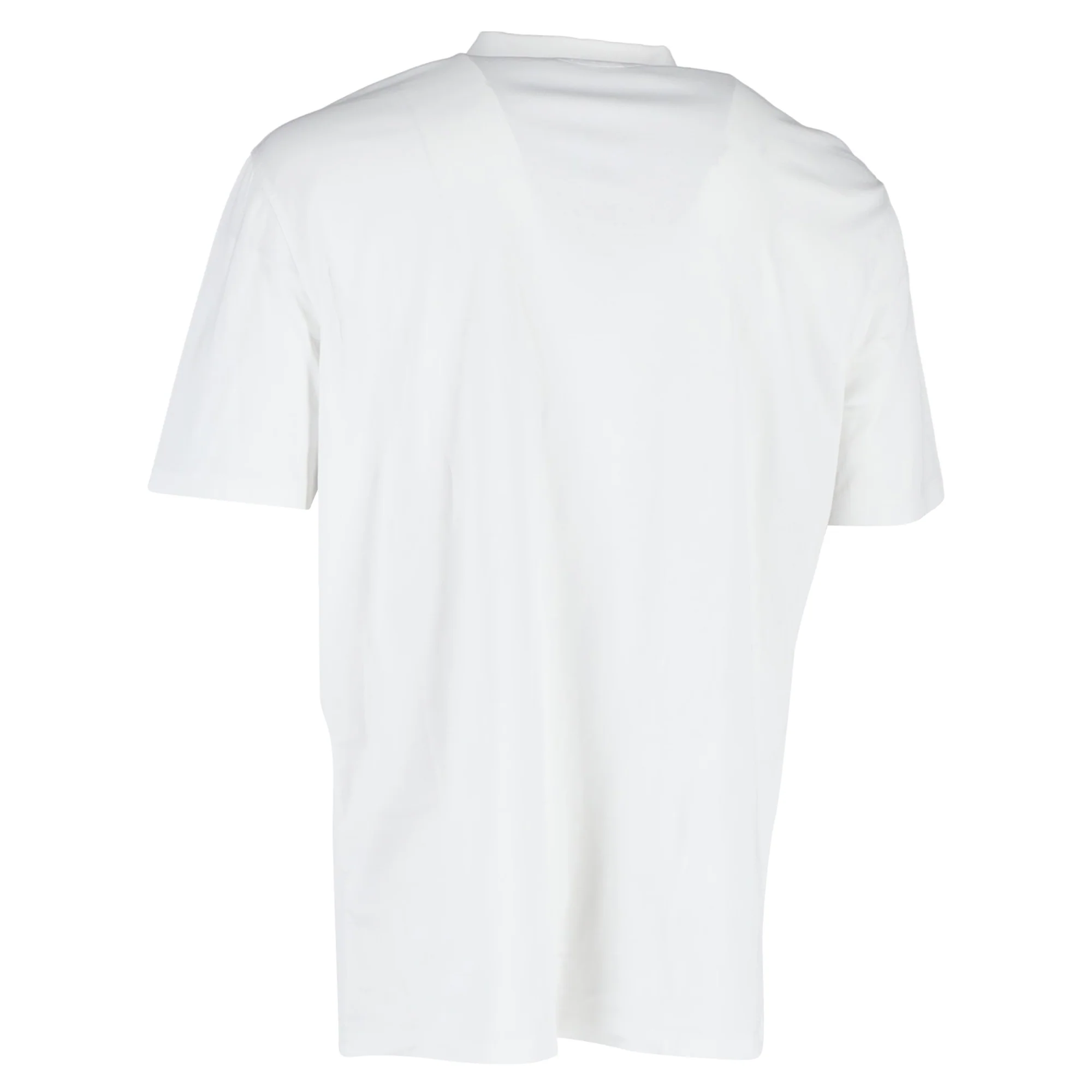Men's Brunello Cucinelli Short Sleeve Polo Shirt in White Cotton - Image 3