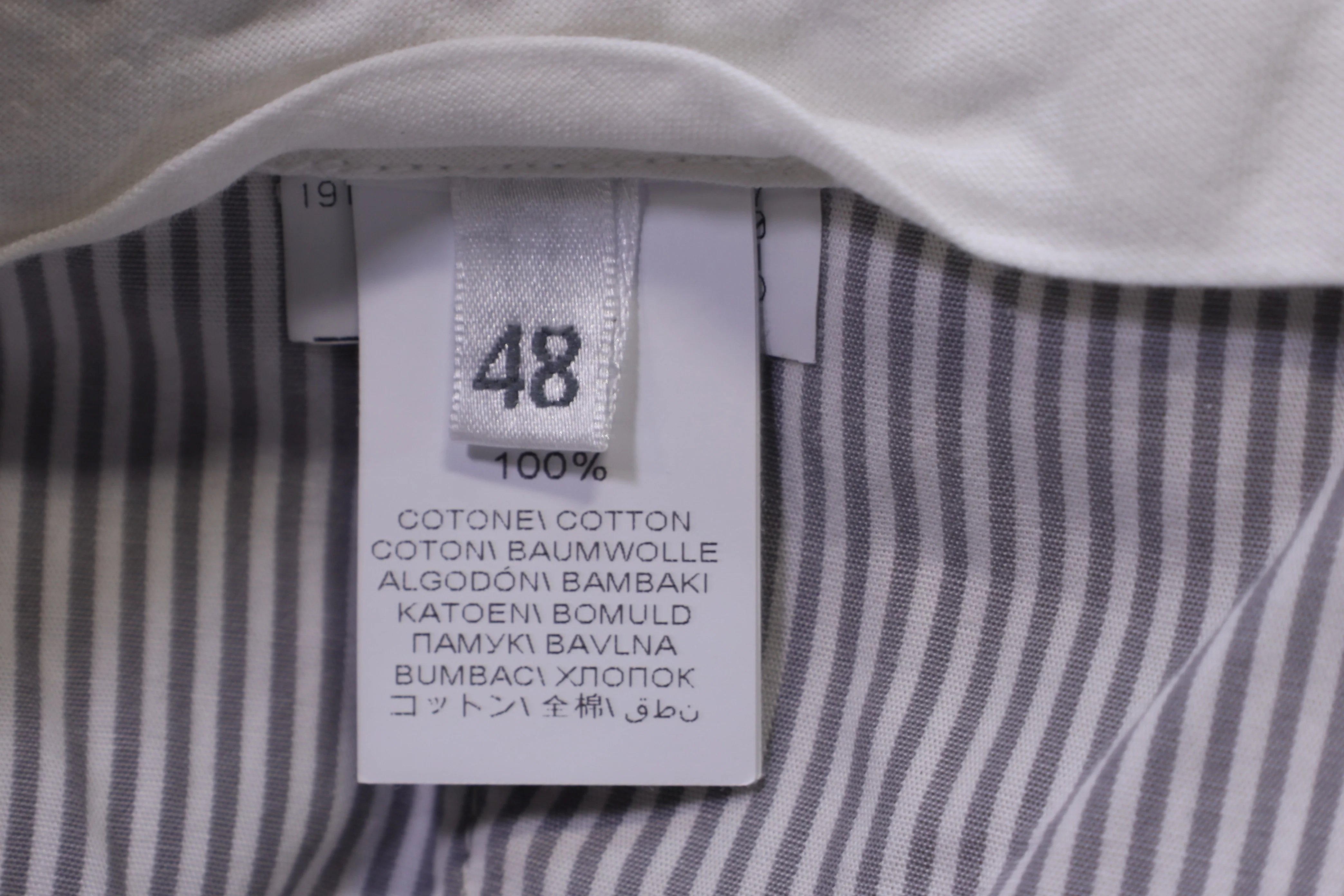 Men's Brunello Cucinelli Slim Fit Pants in Beige Cotton - Image 9