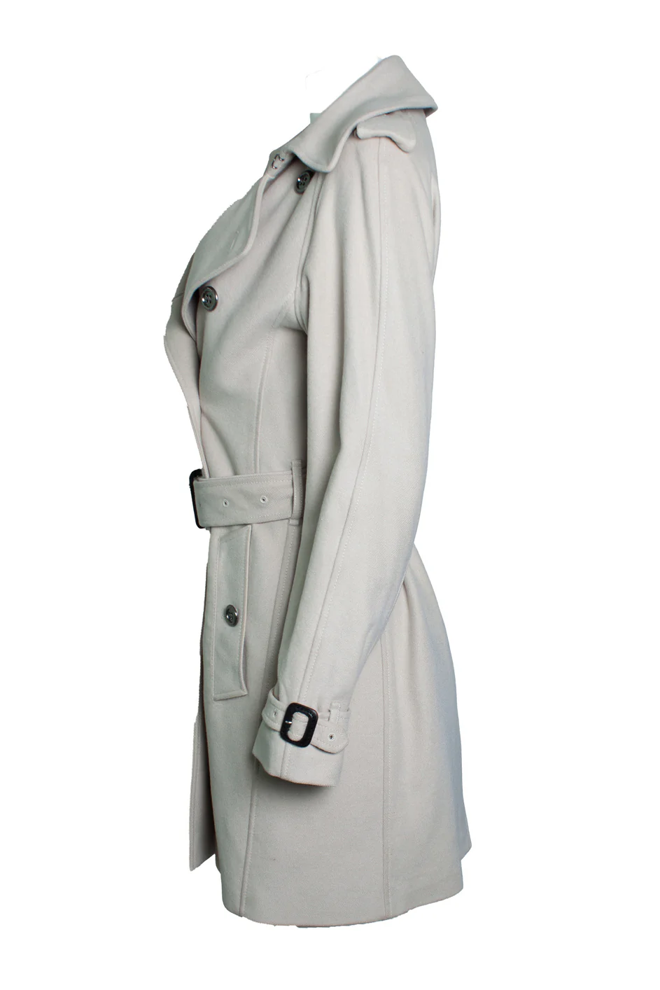 Women's Burberry, Beige trenchcoat in wool - Image 5