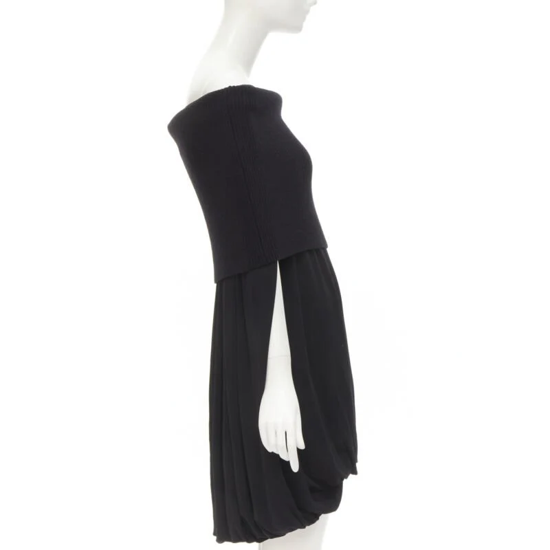Women's Burberry Riccardo Tisci ribbed knitfover on bubble dress - Image 10