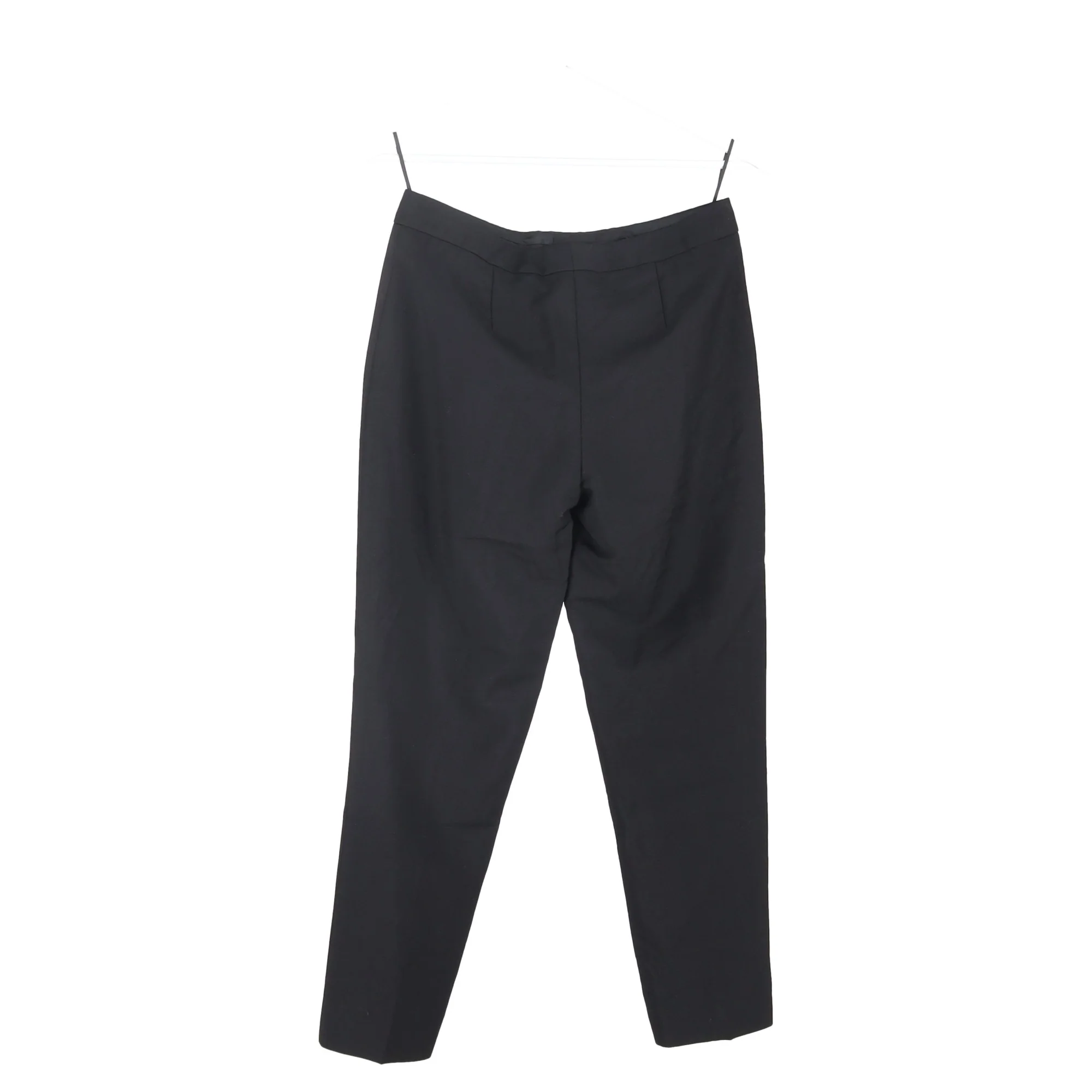Women's Burberry Straight-Leg Trousers in Black Wool - Image 6