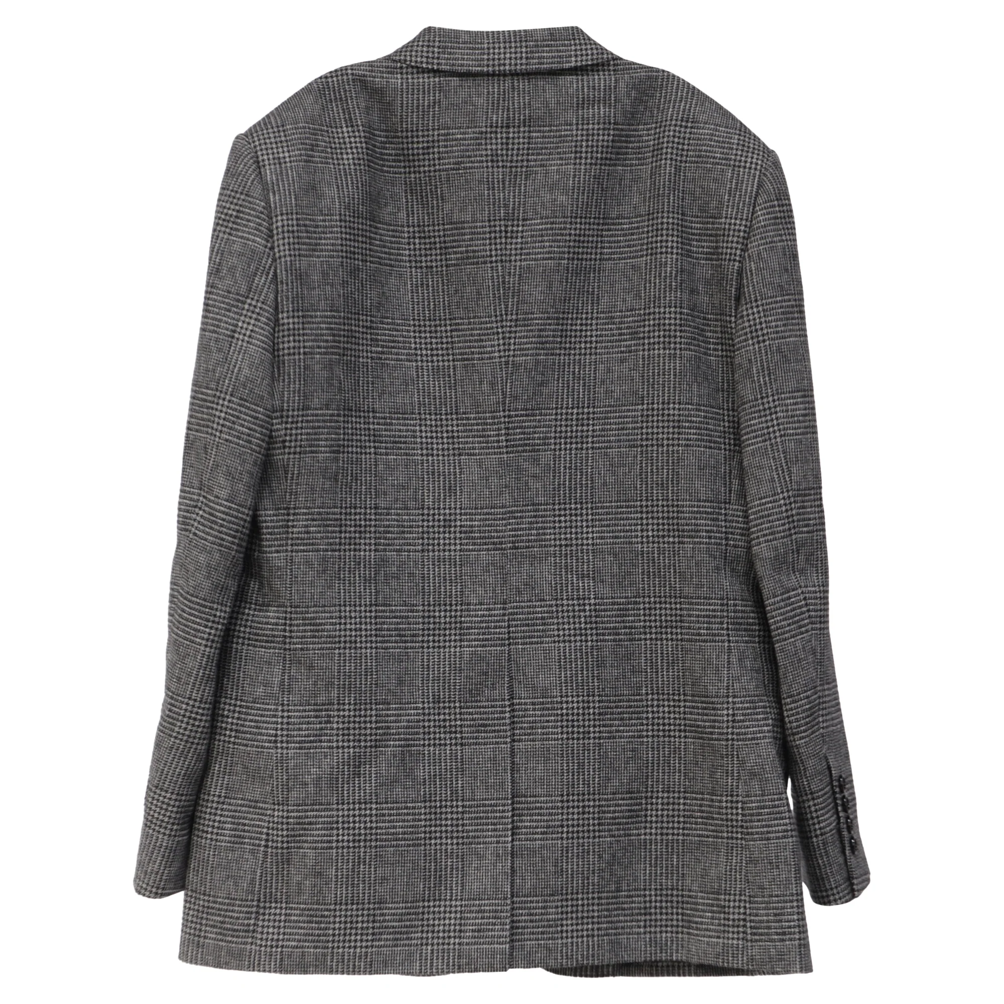 Men's Celine Houndstooth Blazer in Grey Wool - Image 3
