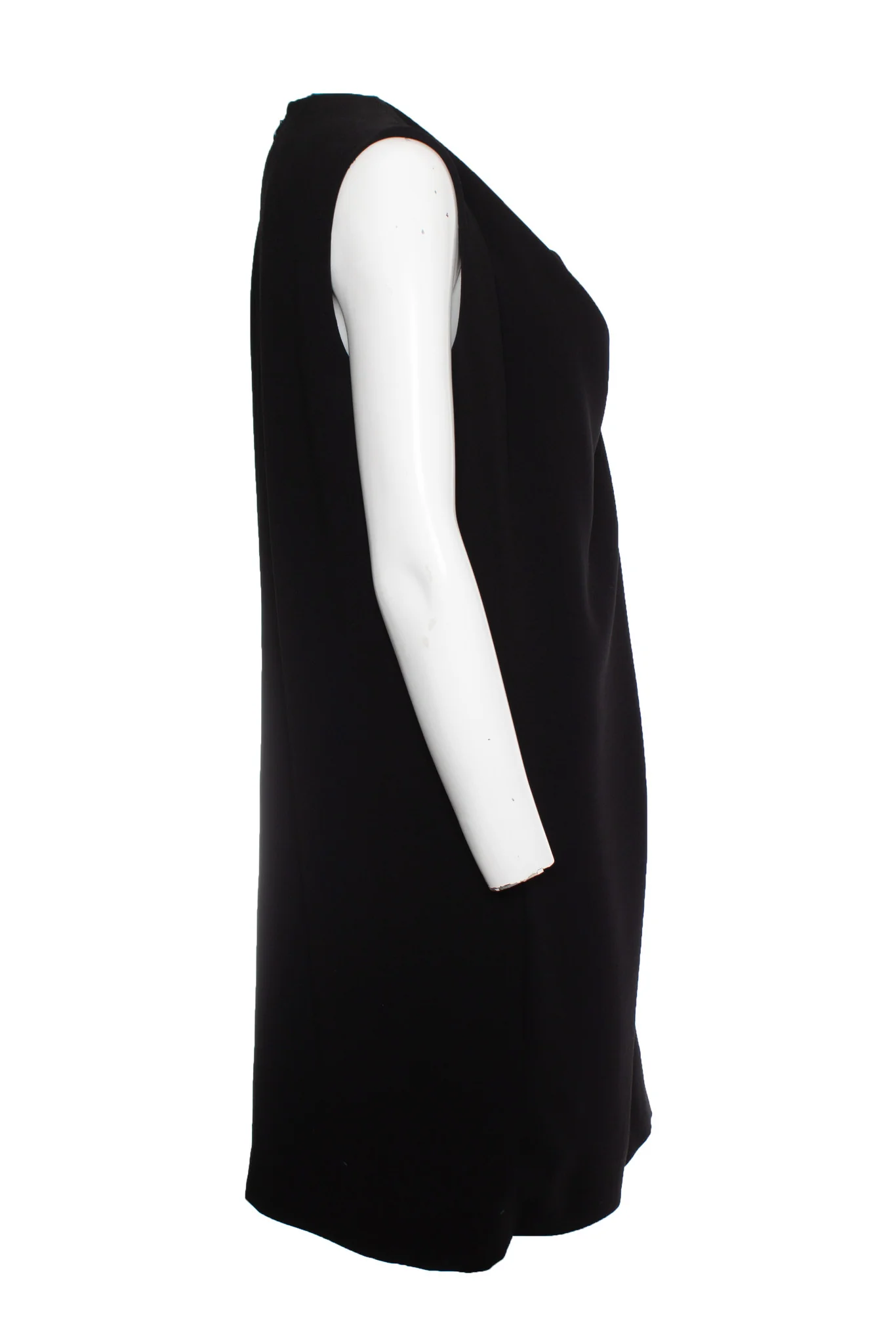 Women's Celine black draped dress - Image 3