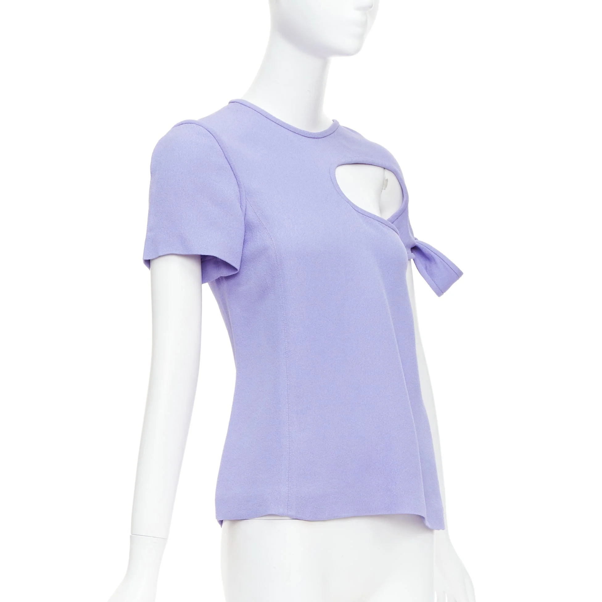 Women's Celine Tie Sleeve Cut Out Top - Image 9