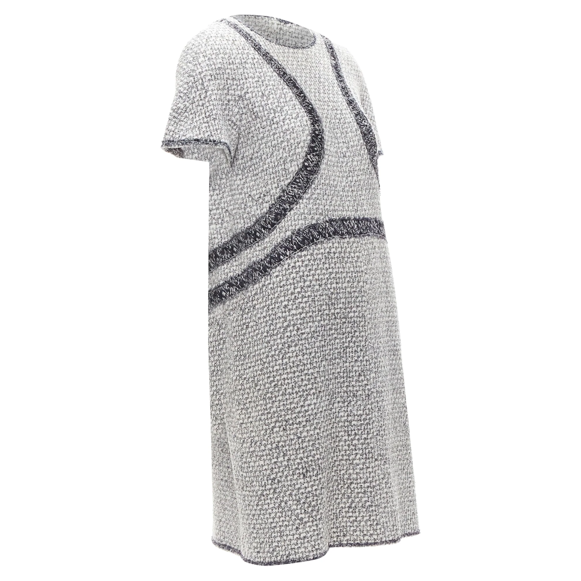 Women's Chanel graphic panels Fantasy Tweed shift dress - Image 3