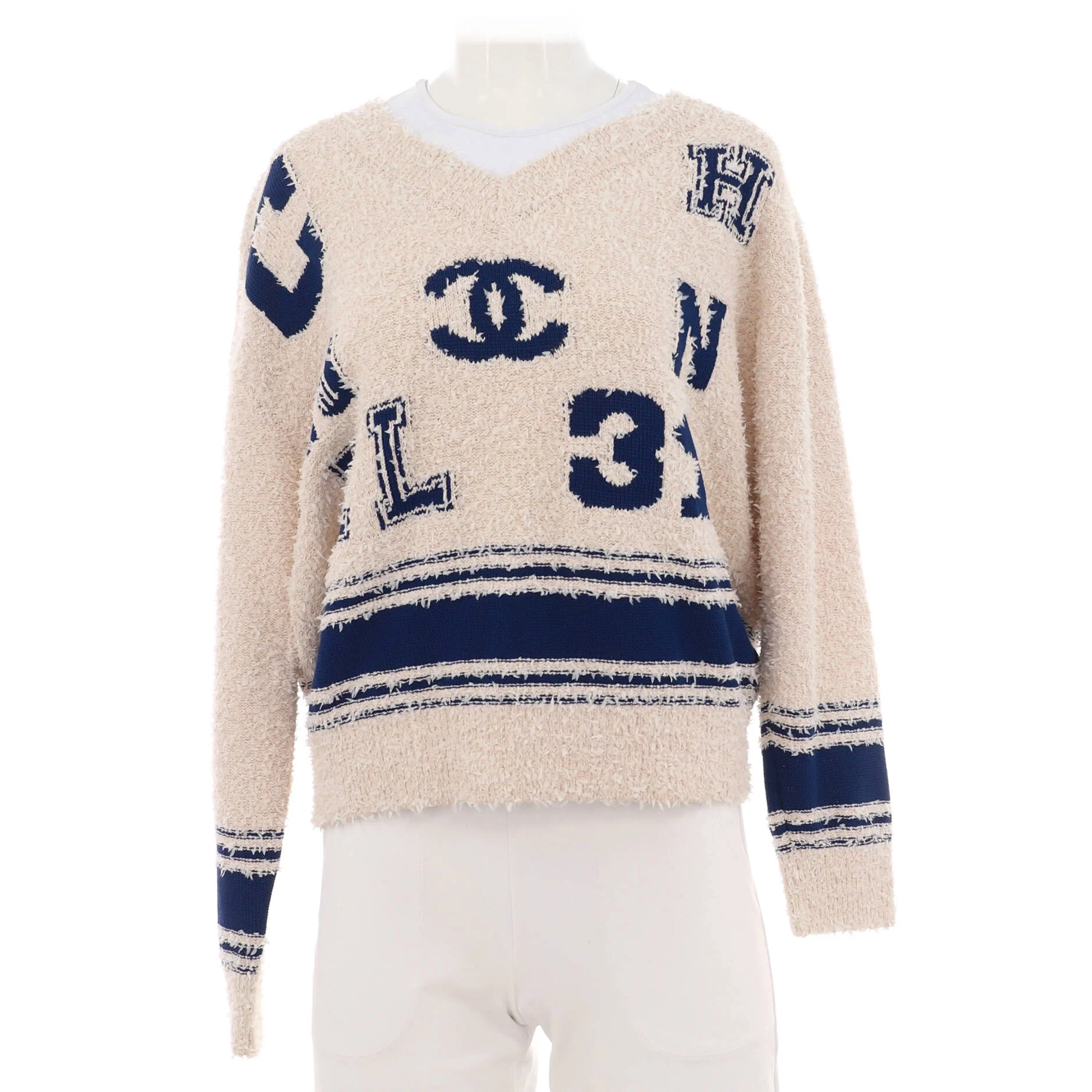 Women's Iconic Varsity Sweater Cotton Blend