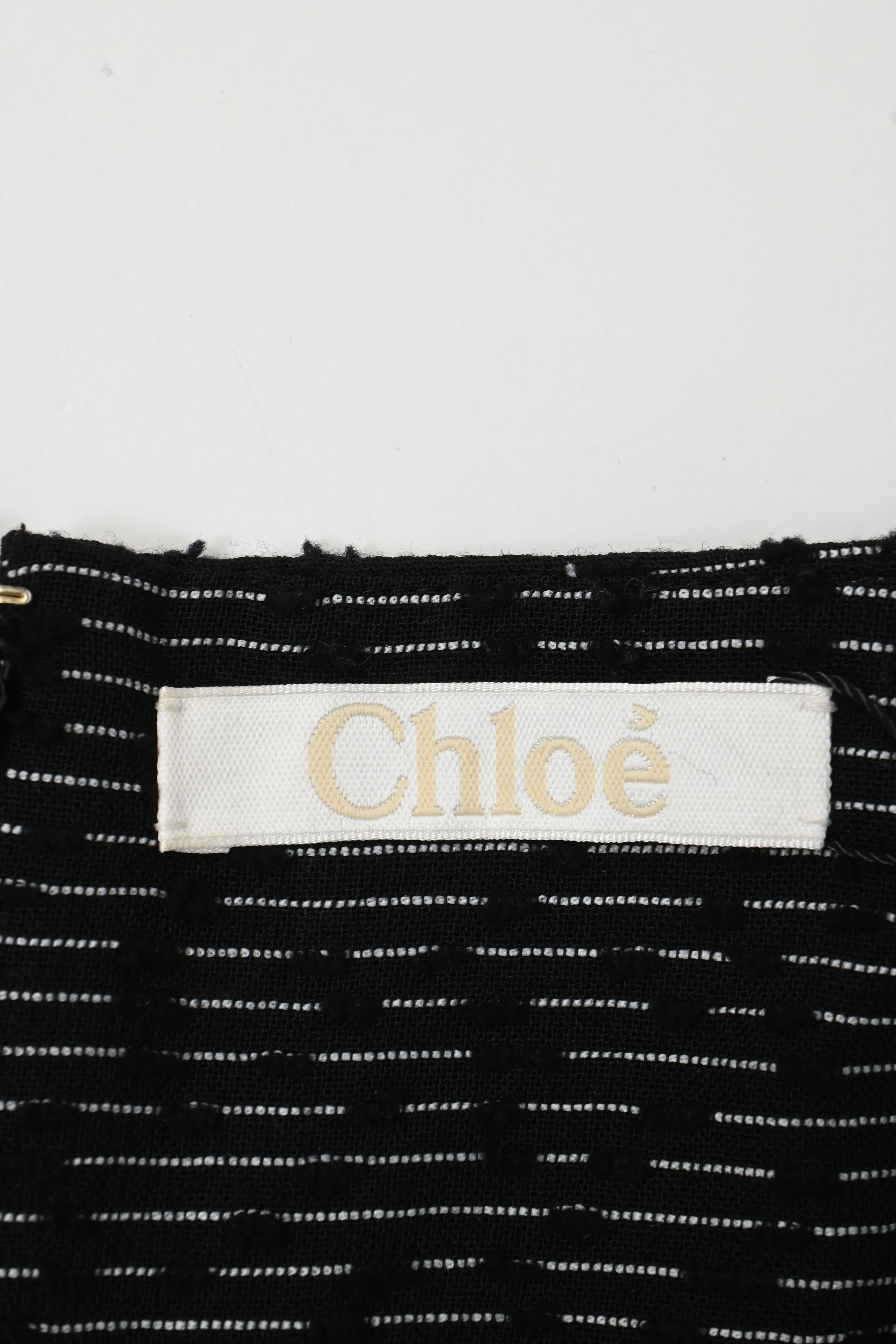 Women's Chloé Asymmetric Skirt in Black Polyamide - Image 8