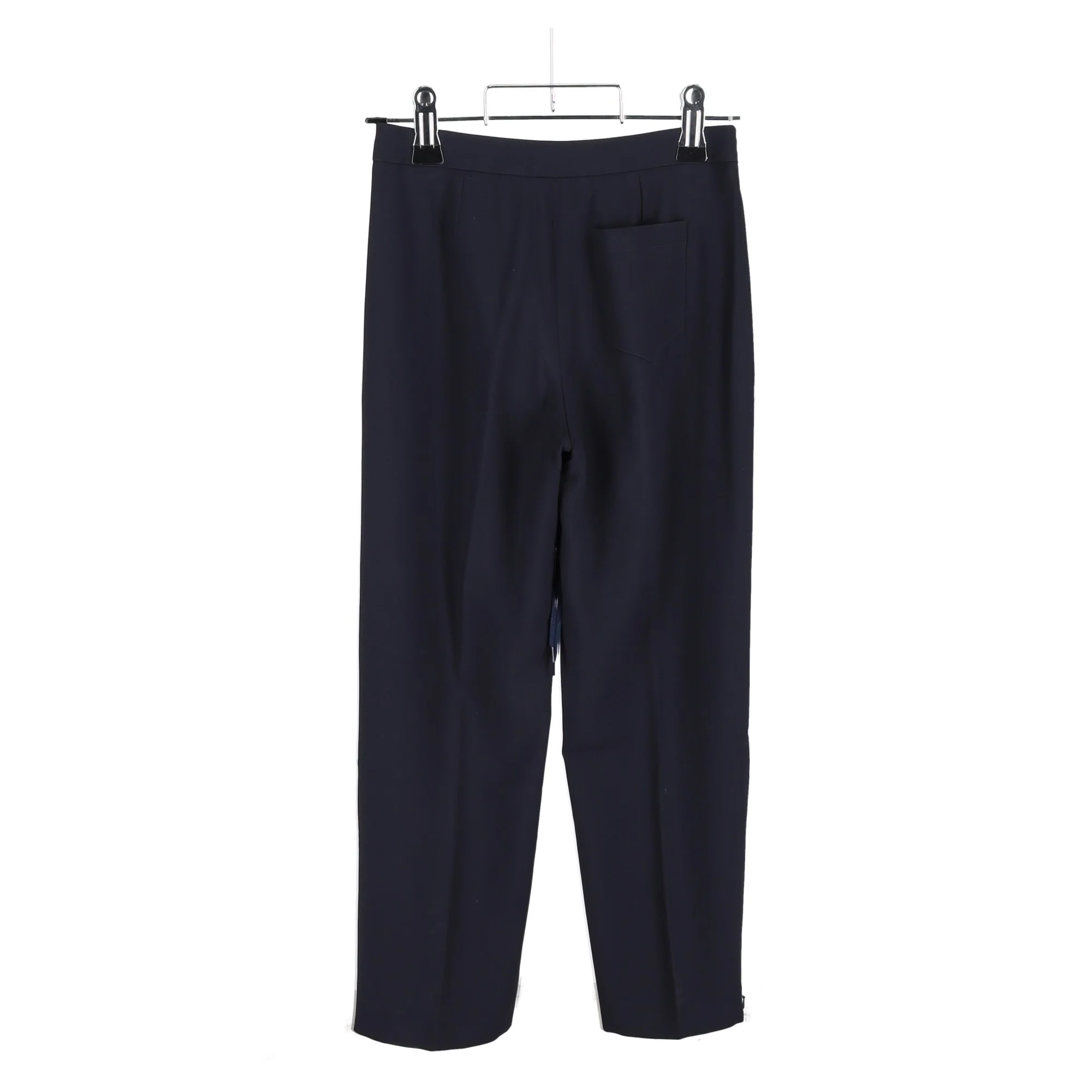 Women's Chloé Drawstring Trousers in Navy Blue Polyester - Image 5