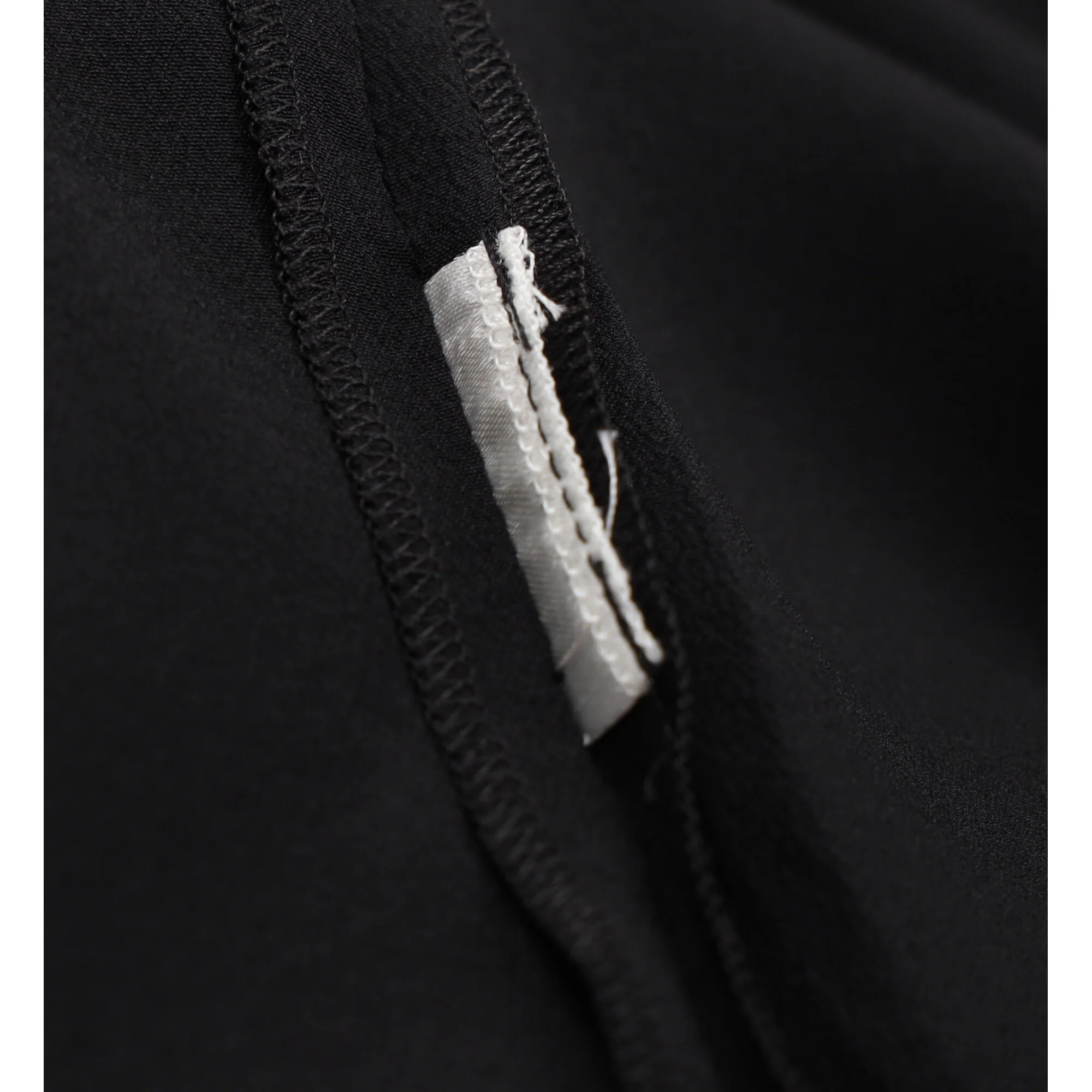 Women's Chloé Scallop Detail Knee-Length Dress in Black Acetate - Image 10