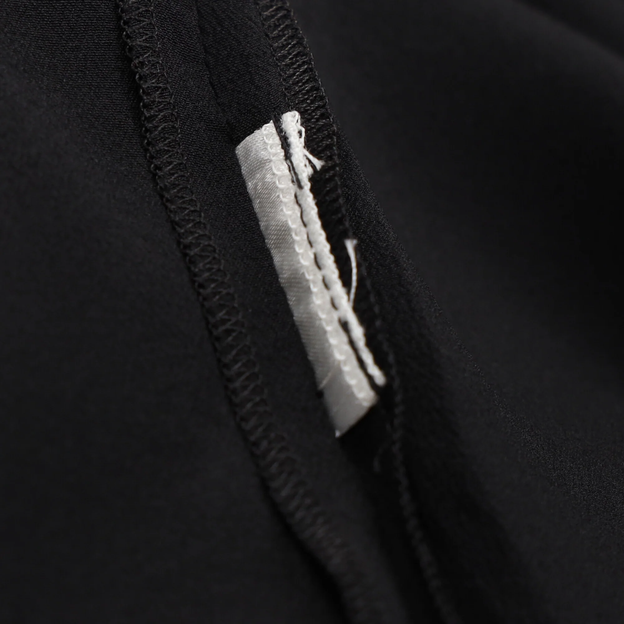 Women's Chloé Scallop Detail Knee-Length Dress in Black Acetate - Image 5