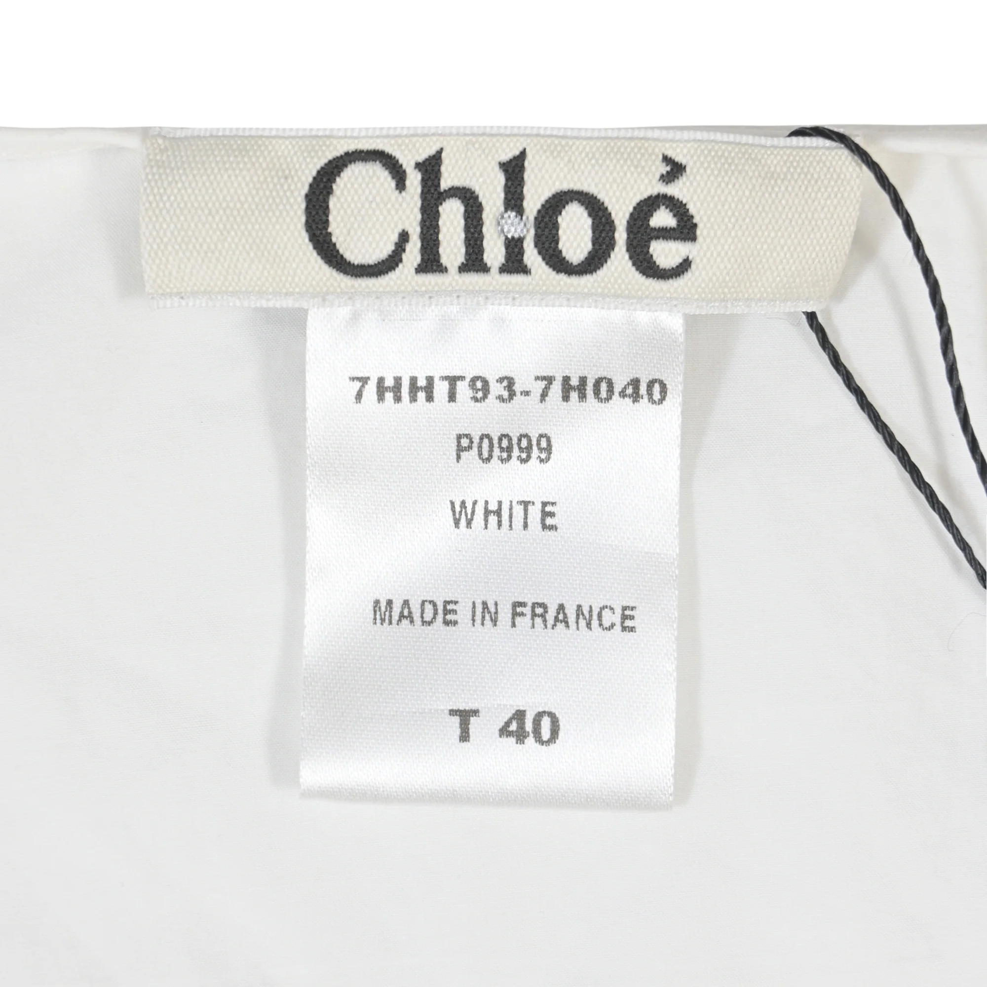 Women's Chloe Sleeveless Ruffled Top in White Cotton - Image 5