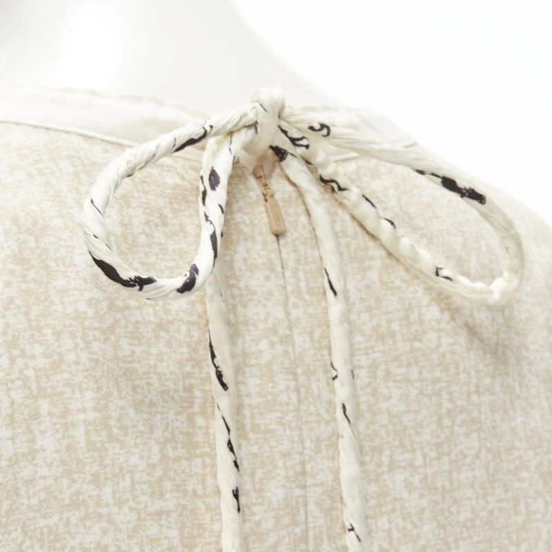 Women's Chloe speckle crochet sleeves layered dress - Image 8