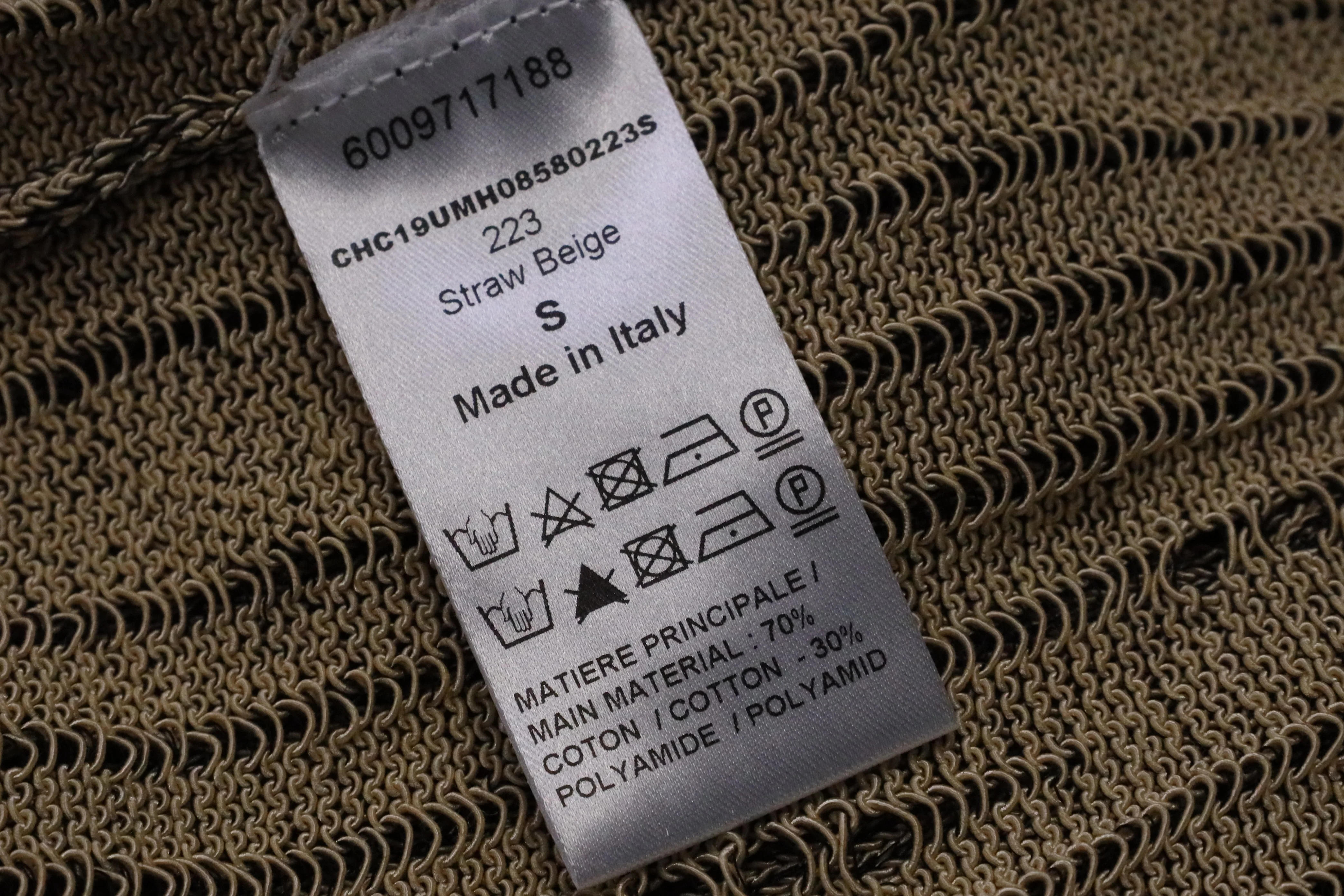 Women's Chloé Straw Knitted Tank Top in Beige Cotton - Image 10
