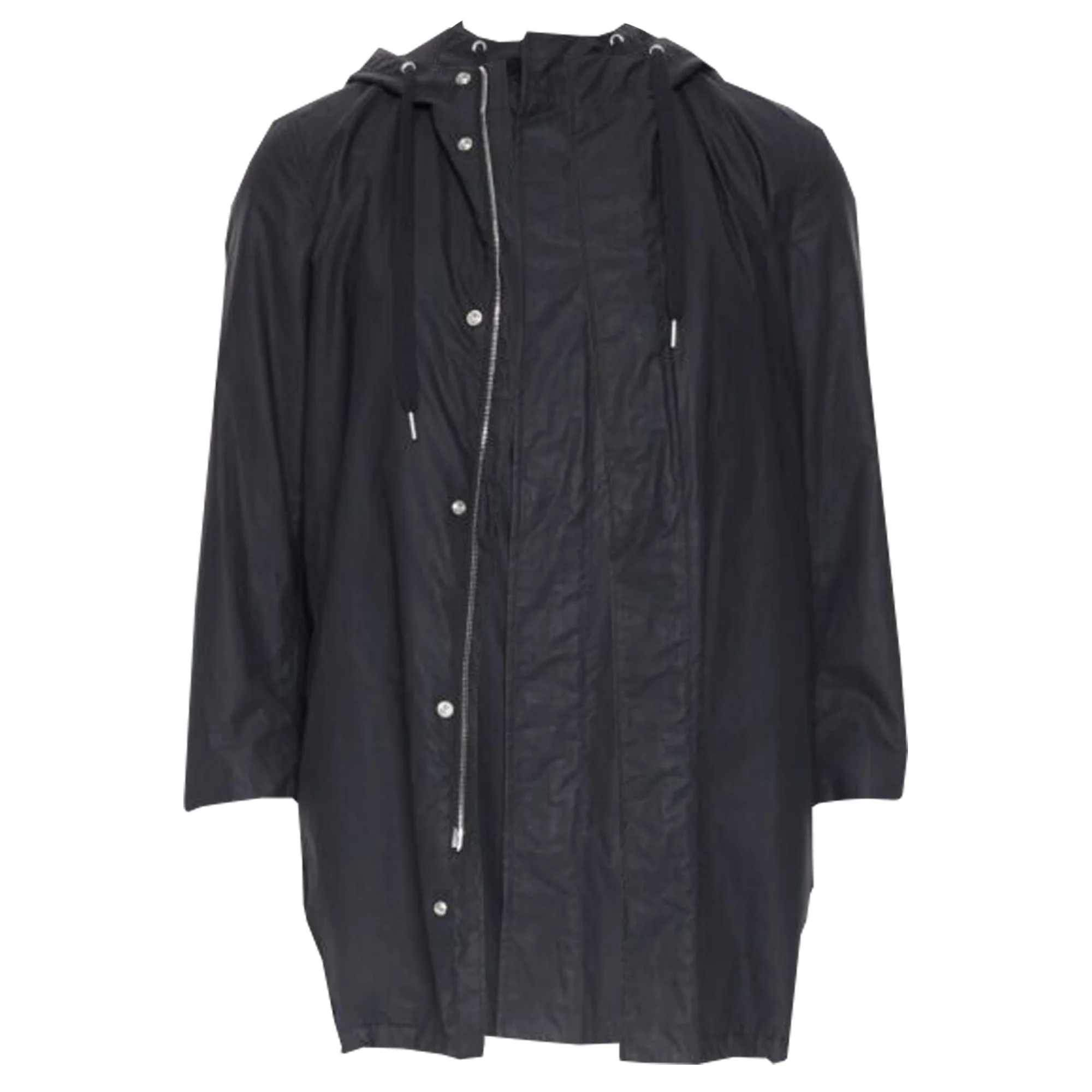 Men's Christian Dior hooded utilitarian drawstrings zipper windbreaker jacket - Image 4