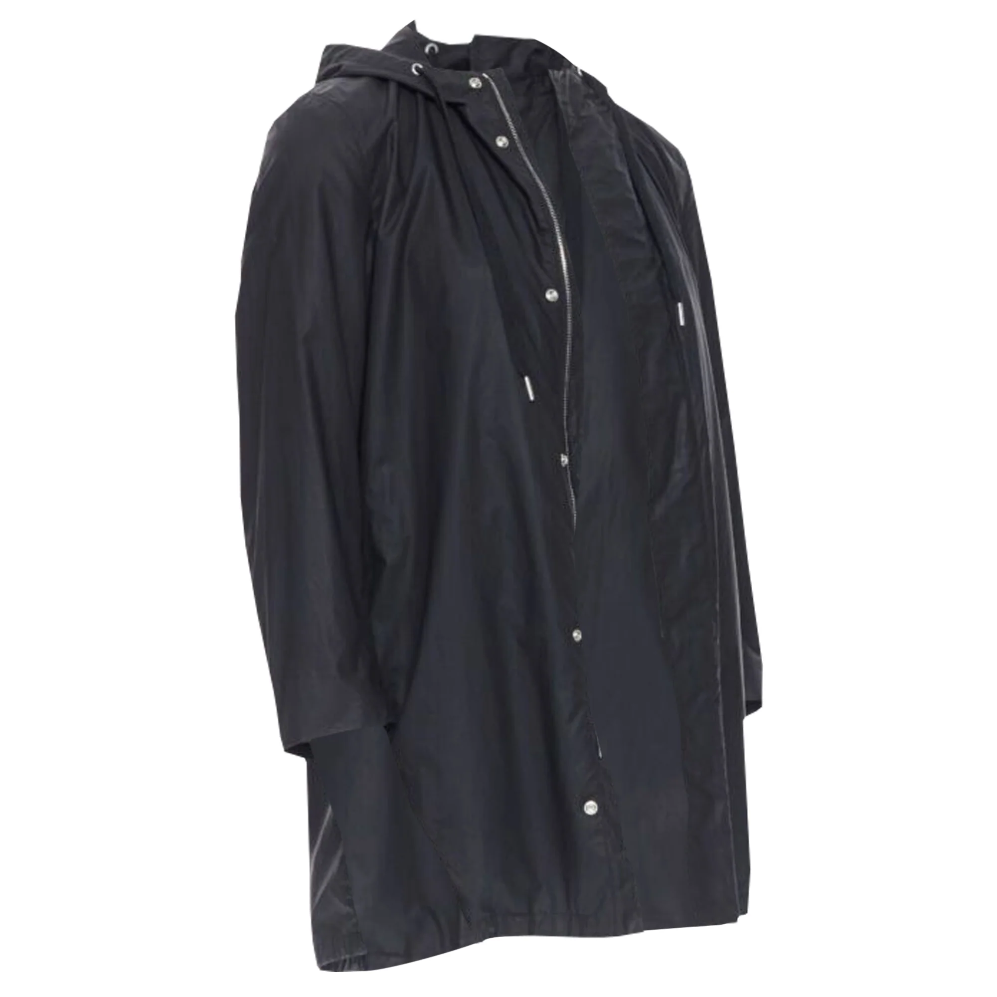 Men's Christian Dior hooded utilitarian drawstrings zipper windbreaker jacket - Image 5