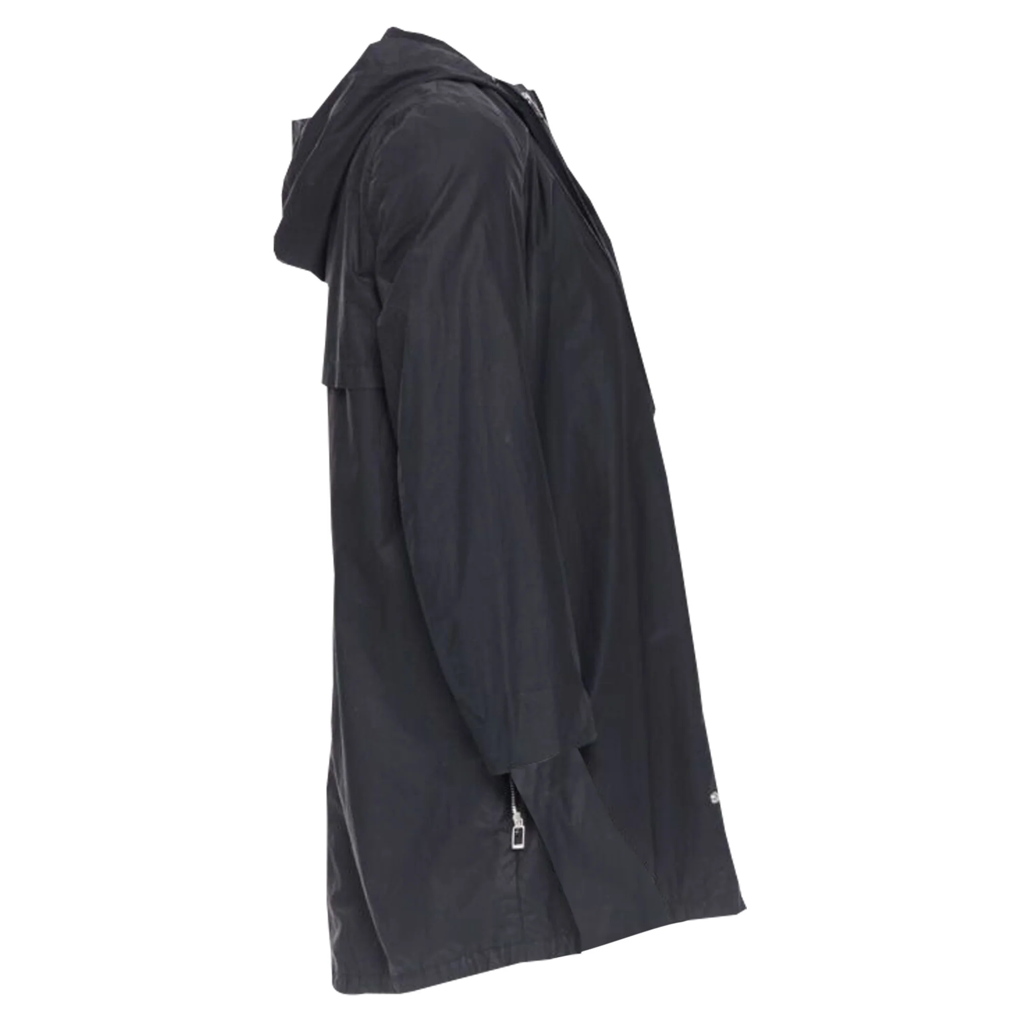 Men's Christian Dior hooded utilitarian drawstrings zipper windbreaker jacket - Image 6