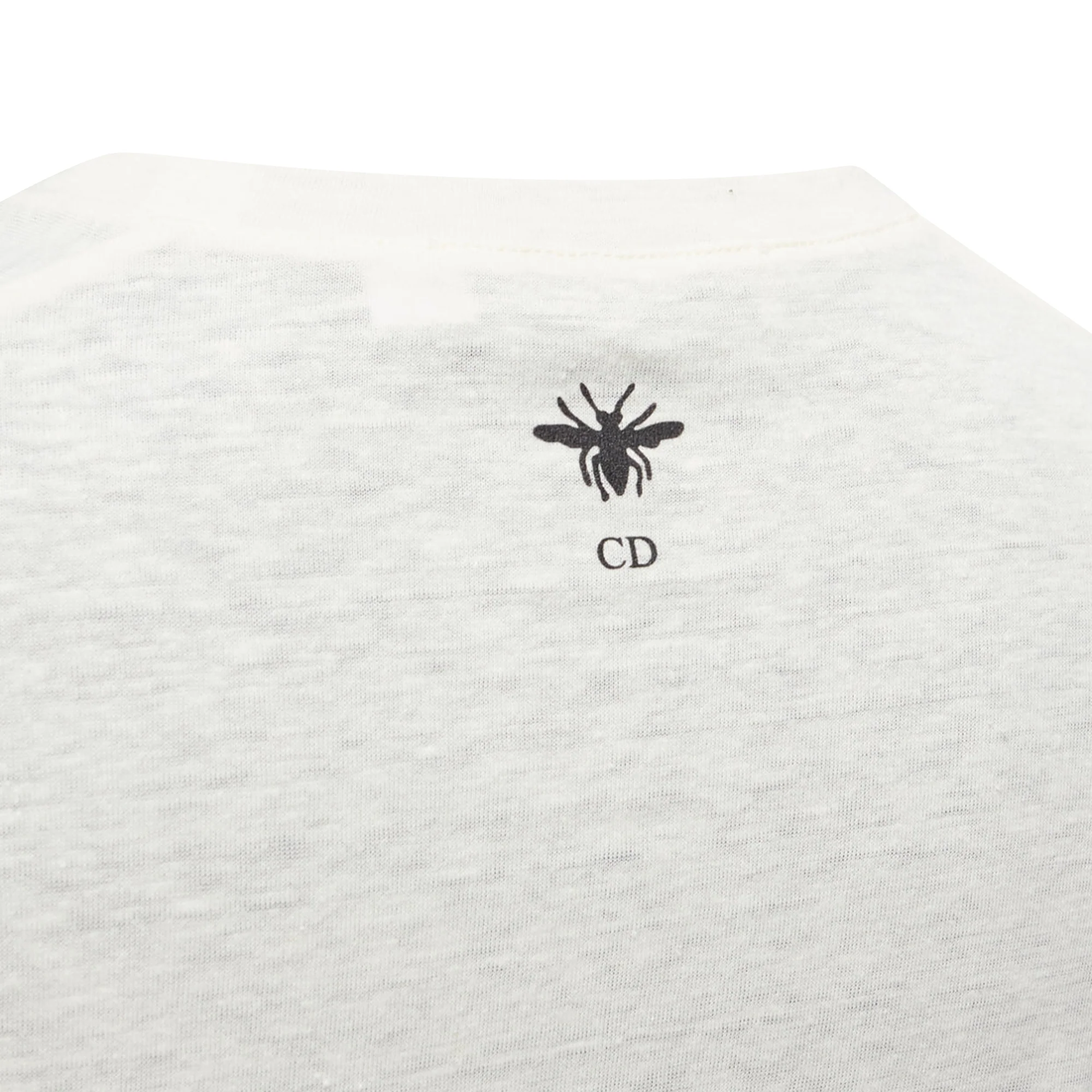 Women's Christian Dior Cotton Linen Brutal Journey Of The Heart Crew Tshirt - Image 2
