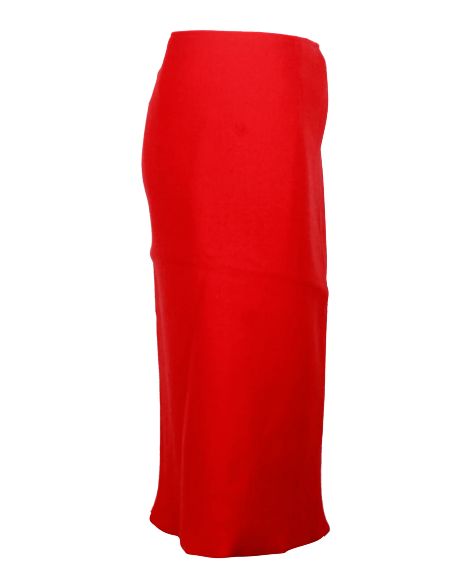 Women's Dior Knee-Length Skirt in Red Virgin Wool - Image 2