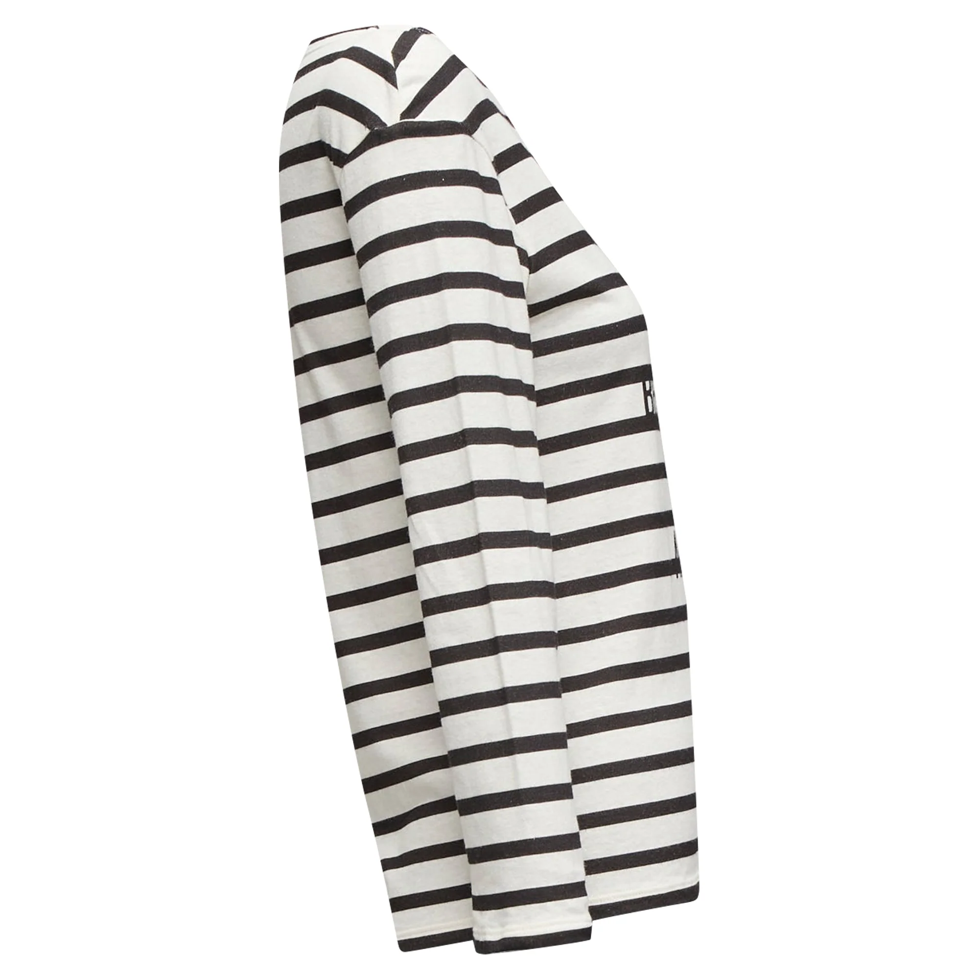 Women's Dior No Great Women Artists Striped Cotton Linen Tshirt - Image 4