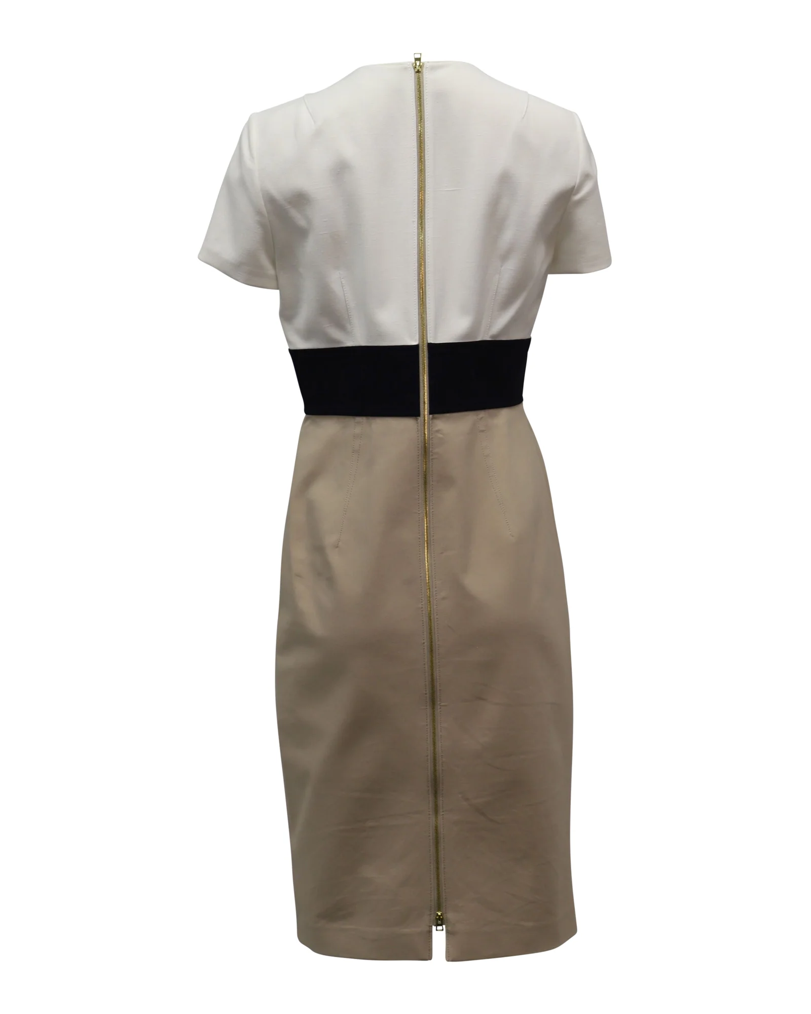 Women's Diane Von Furstenberg V-Neck Knee Length Dress in Multicolor Silk - Image 3