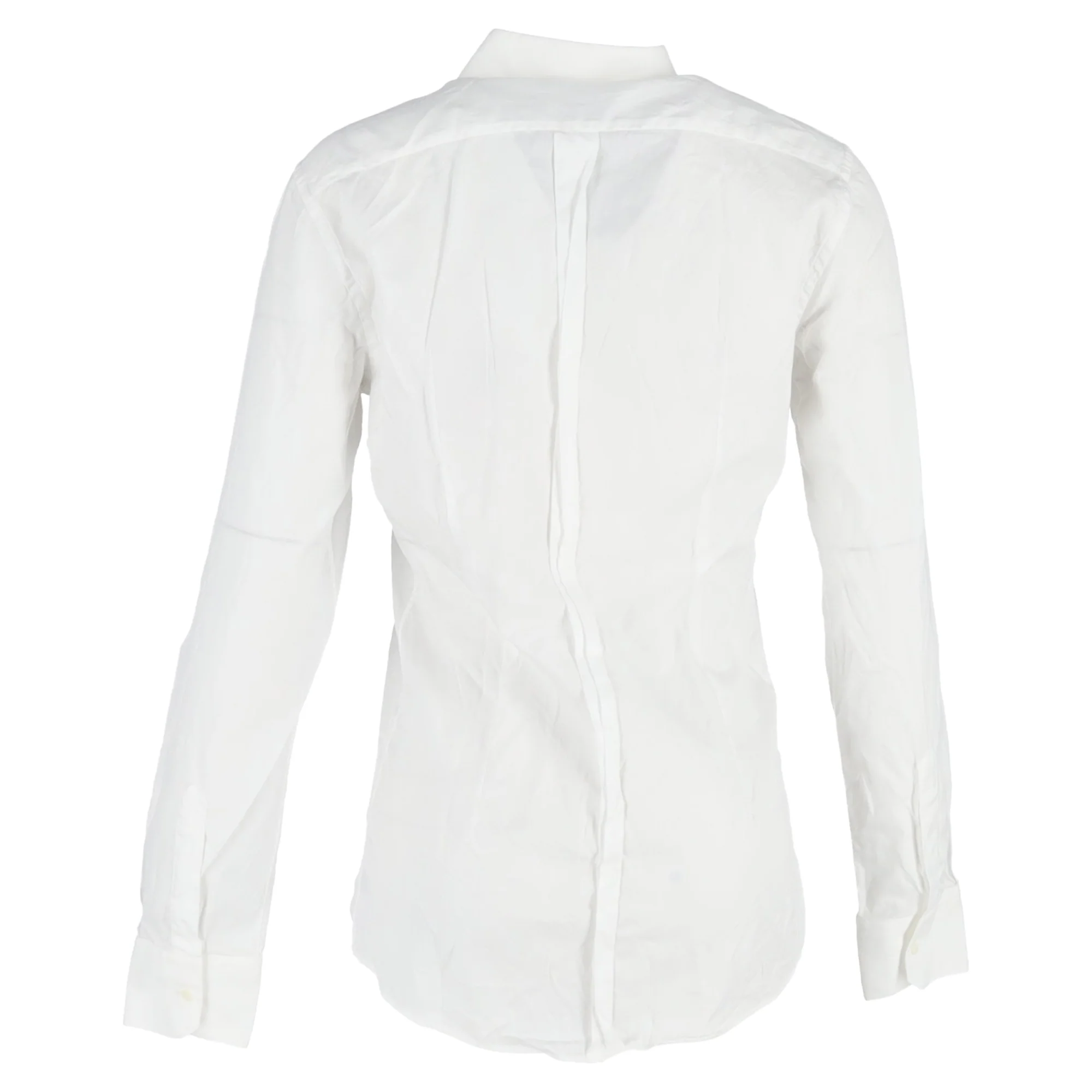 Women's  Dolce & Gabbana Button-Down Shirt in White Cotton - Image 3