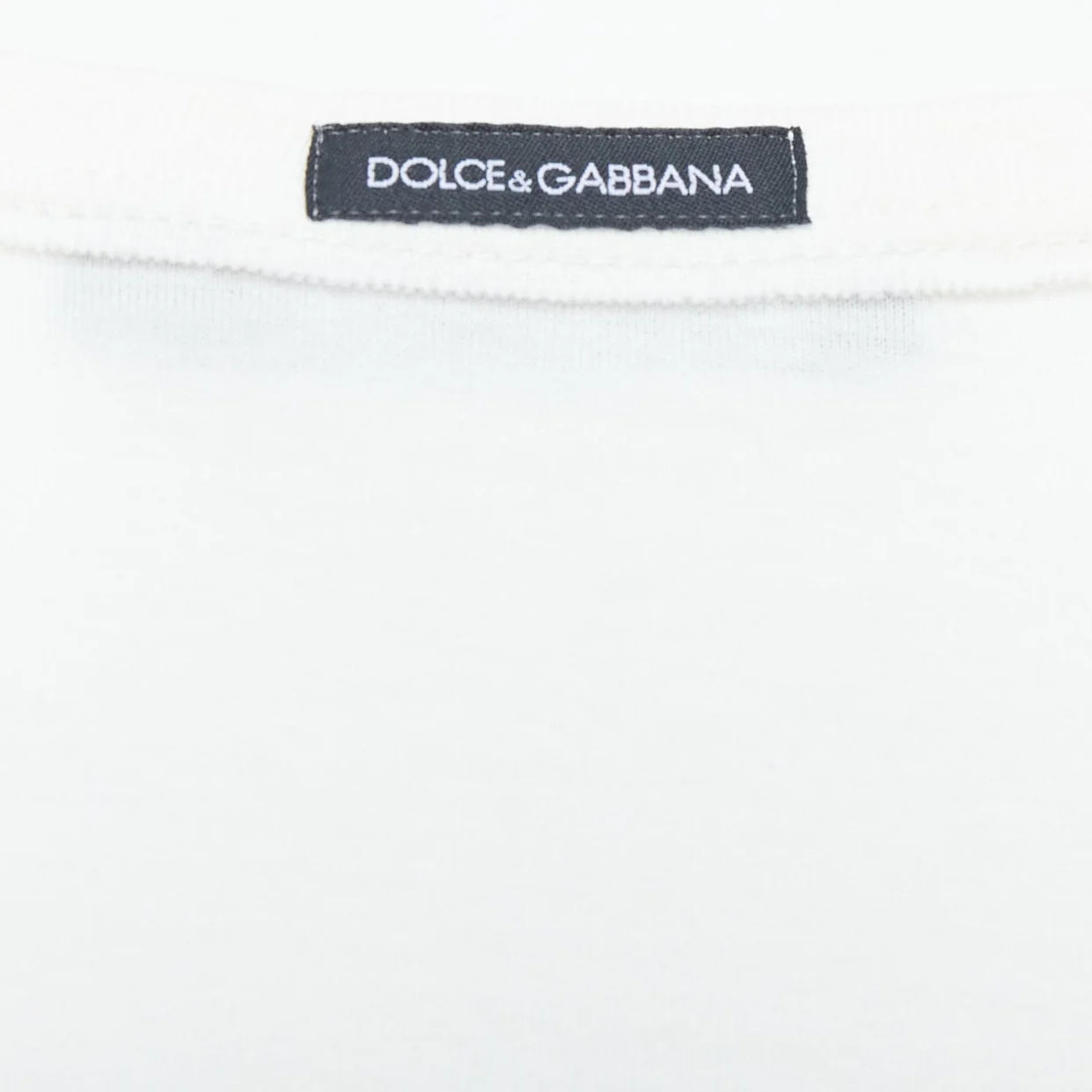 Women's Dolce & Gabbana cotton lace overlay tank top - Image 2