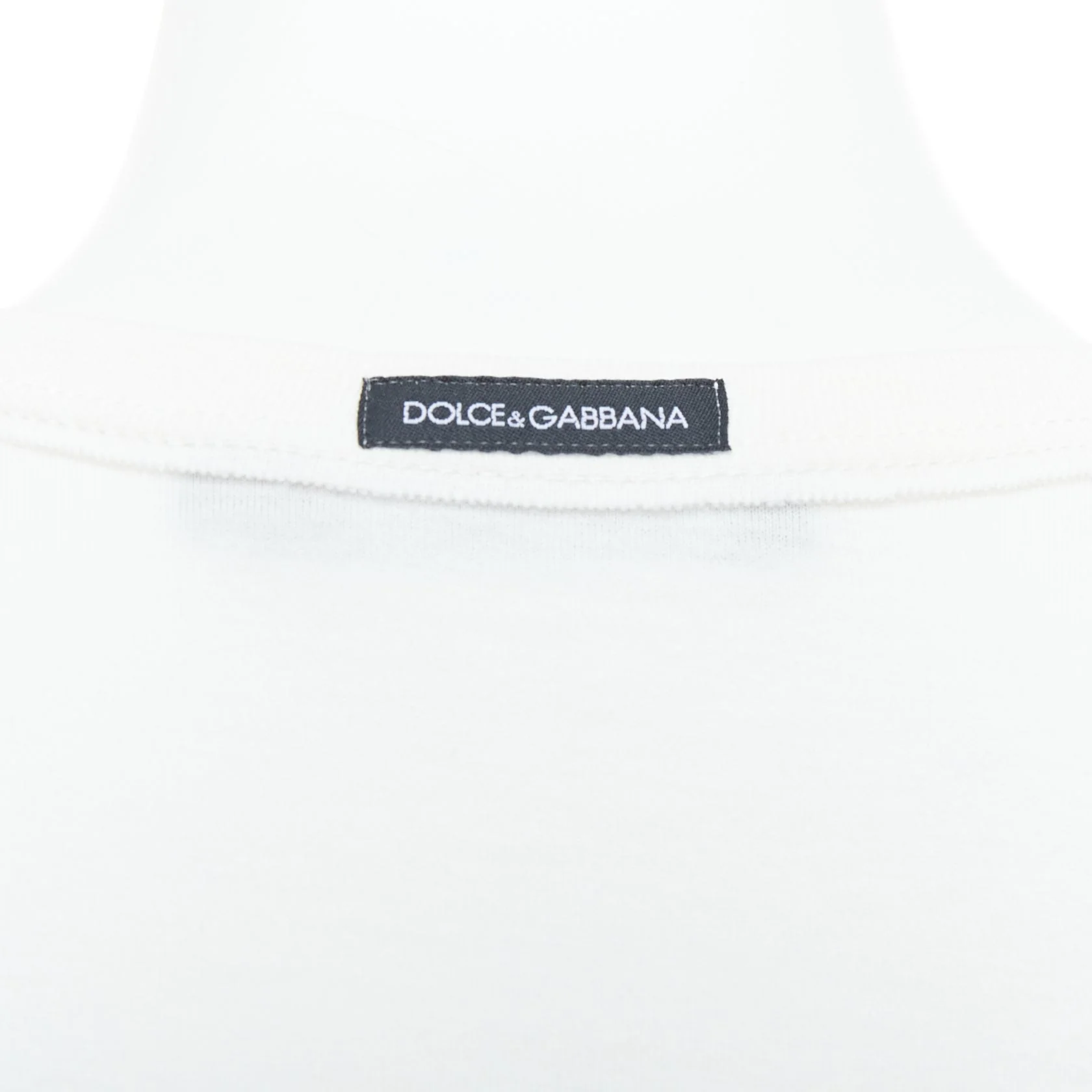 Women's Dolce & Gabbana cotton lace overlay tank top - Image 8